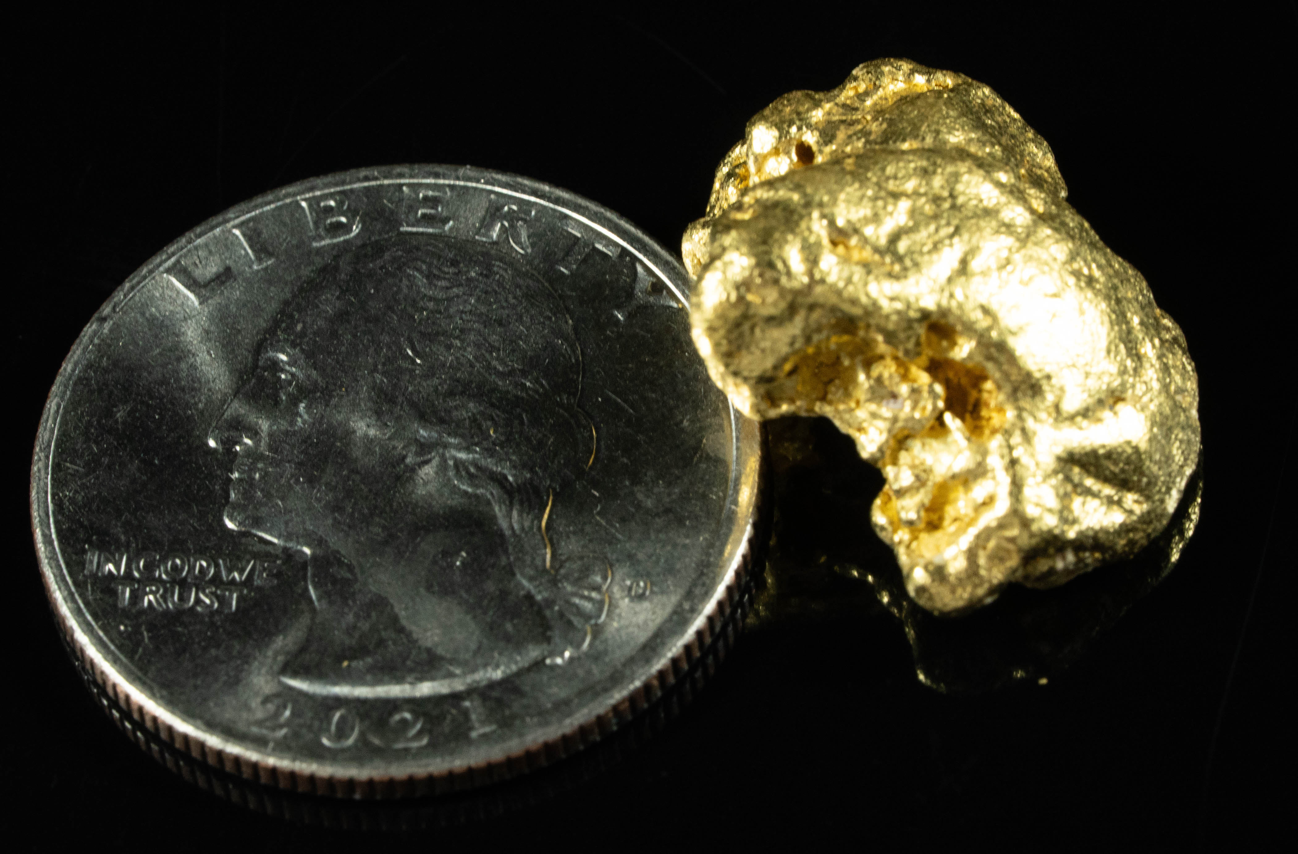 #52 Sonora Mexico Natural Gold Nugget 12.96 Grams Genuine