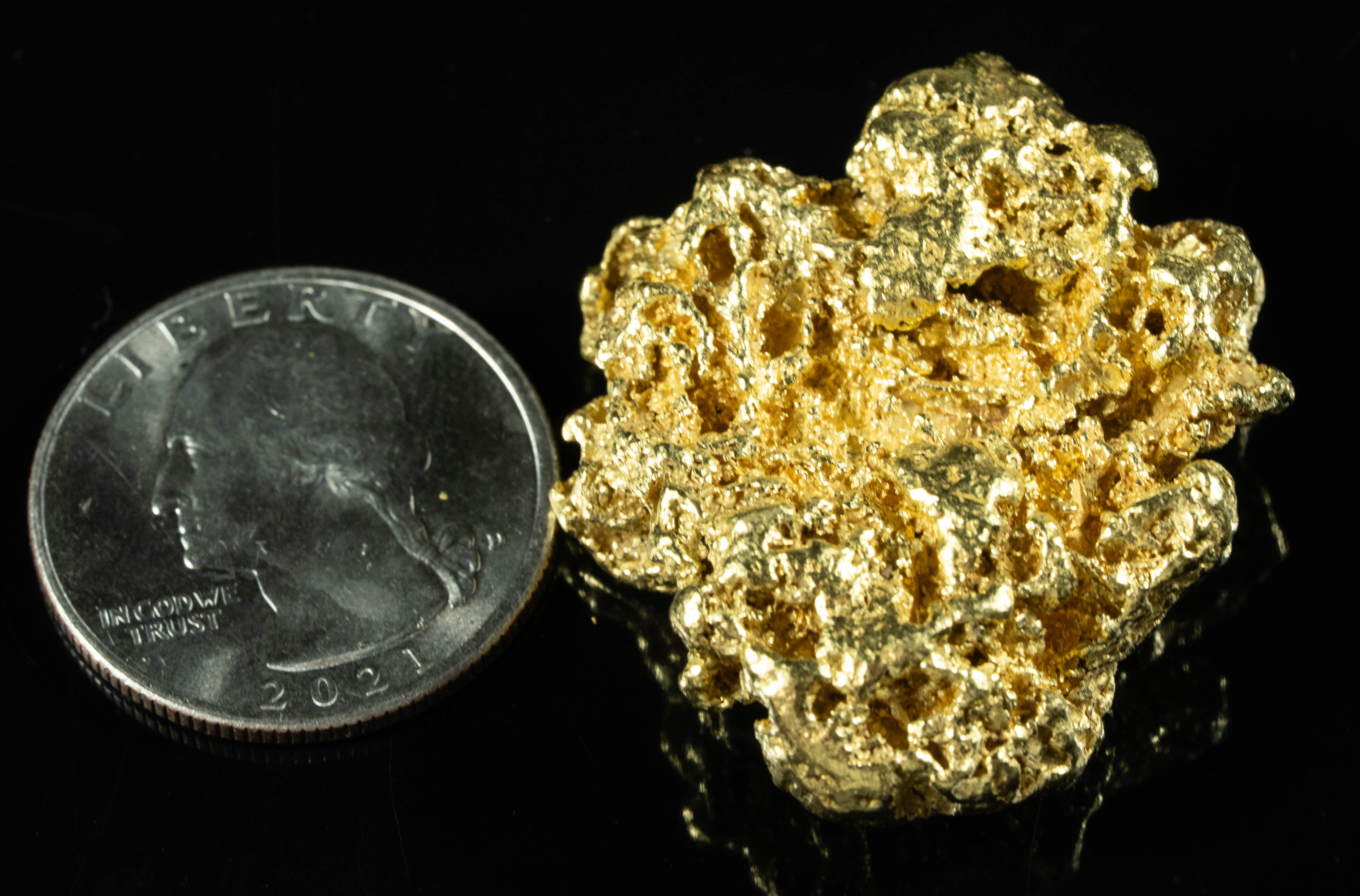 #56 Sonora Mexico Natural Gold Nugget 53.88 Grams Genuine