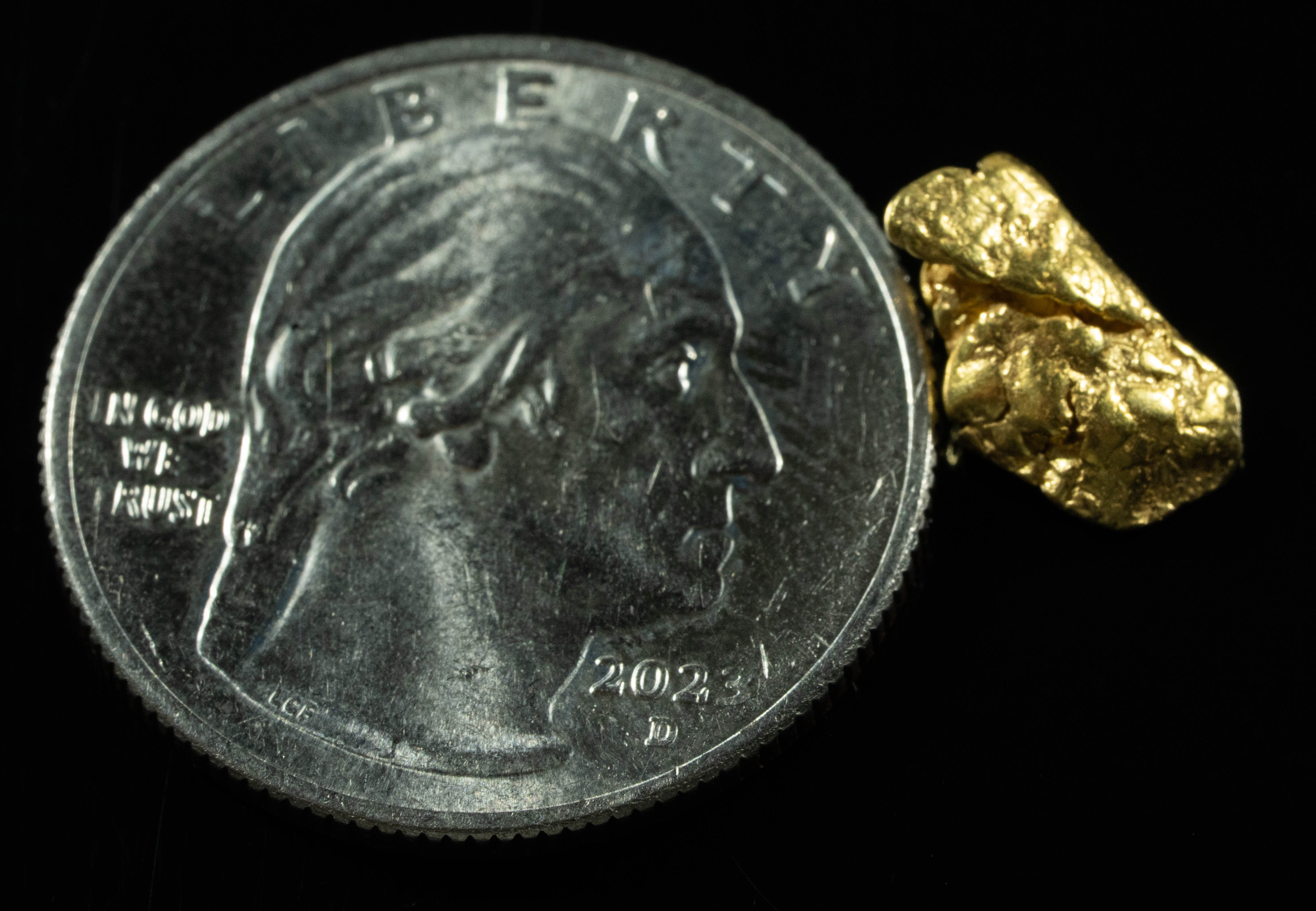 #43 Alaskan BC Natural Gold Nugget 1.48 Grams Genuine