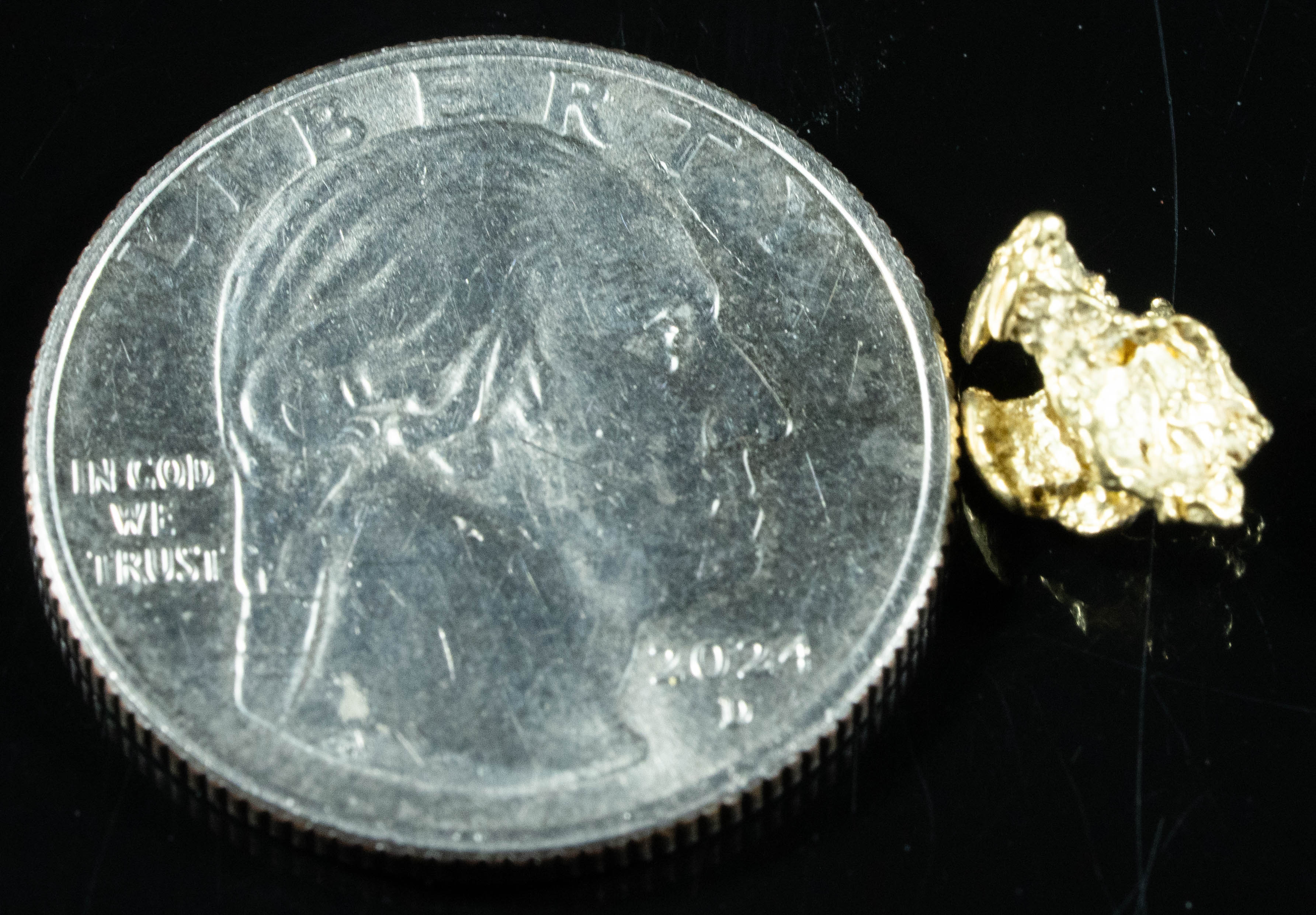 #50 Alaskan BC Natural Gold Nugget 1.30 Grams Genuine