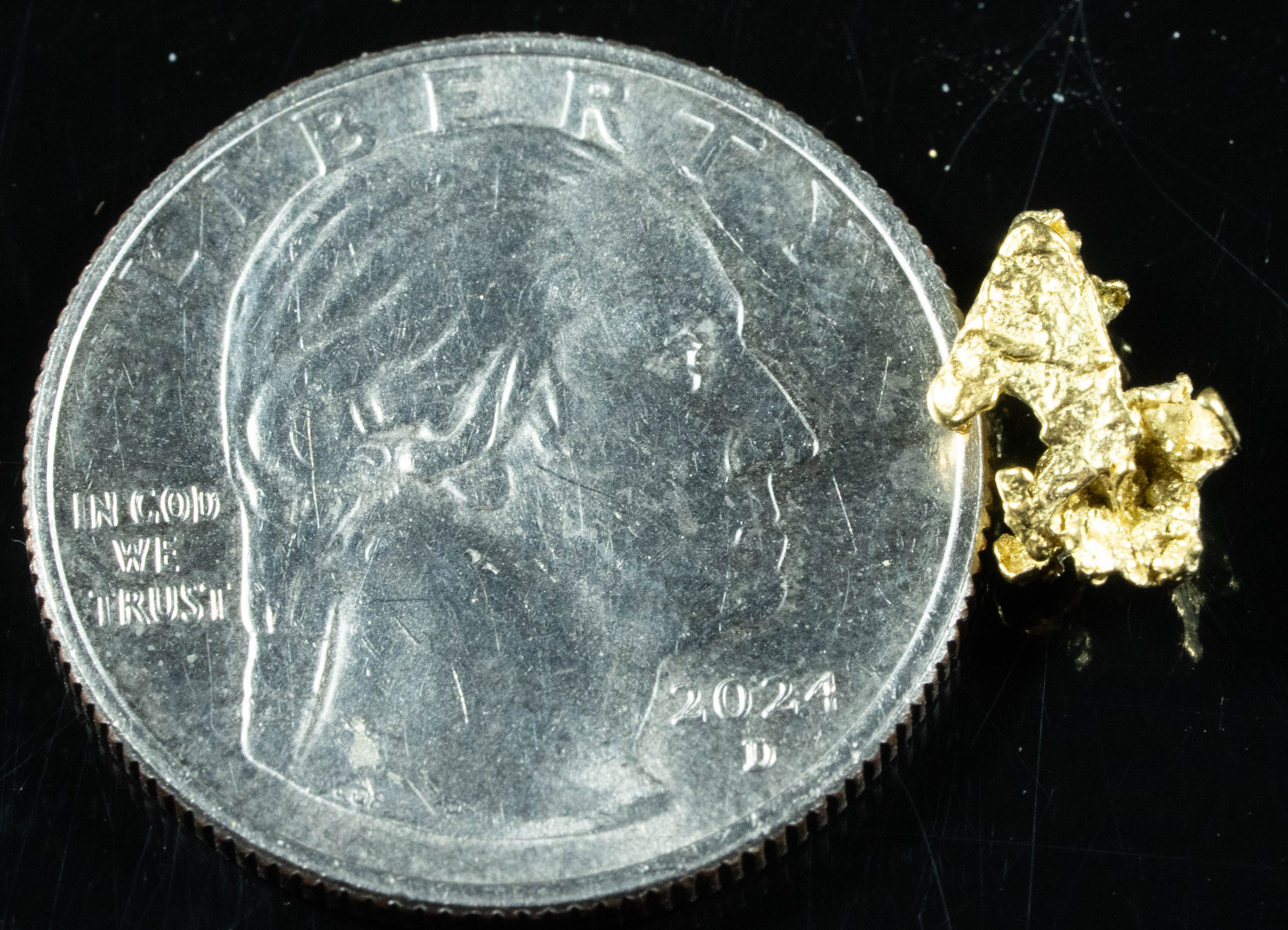 #87 Alaskan BC Natural Gold Nugget .84 Grams Genuine