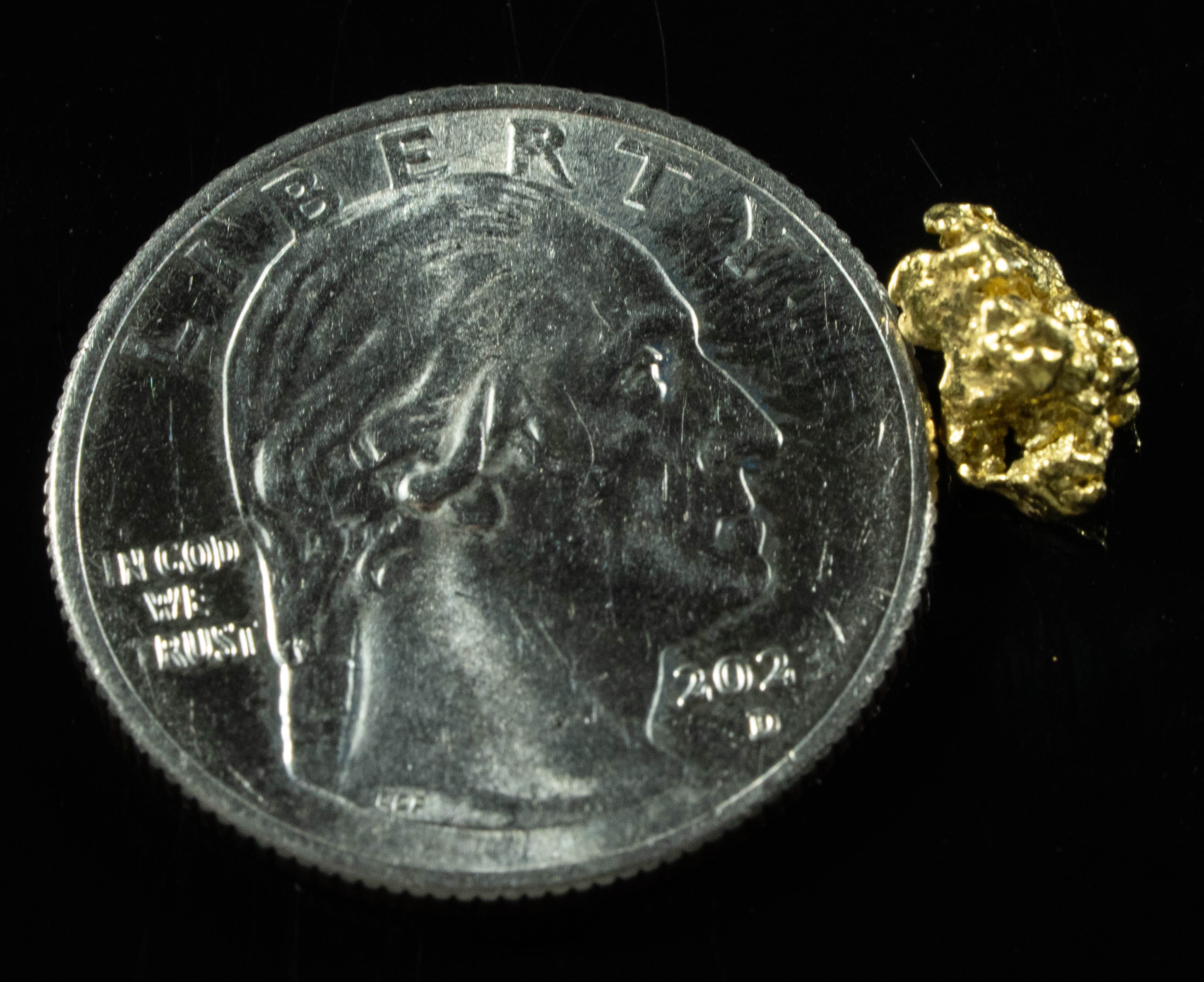 #63 Sonora Mexico Natural Gold Nugget 1.06 Grams Genuine