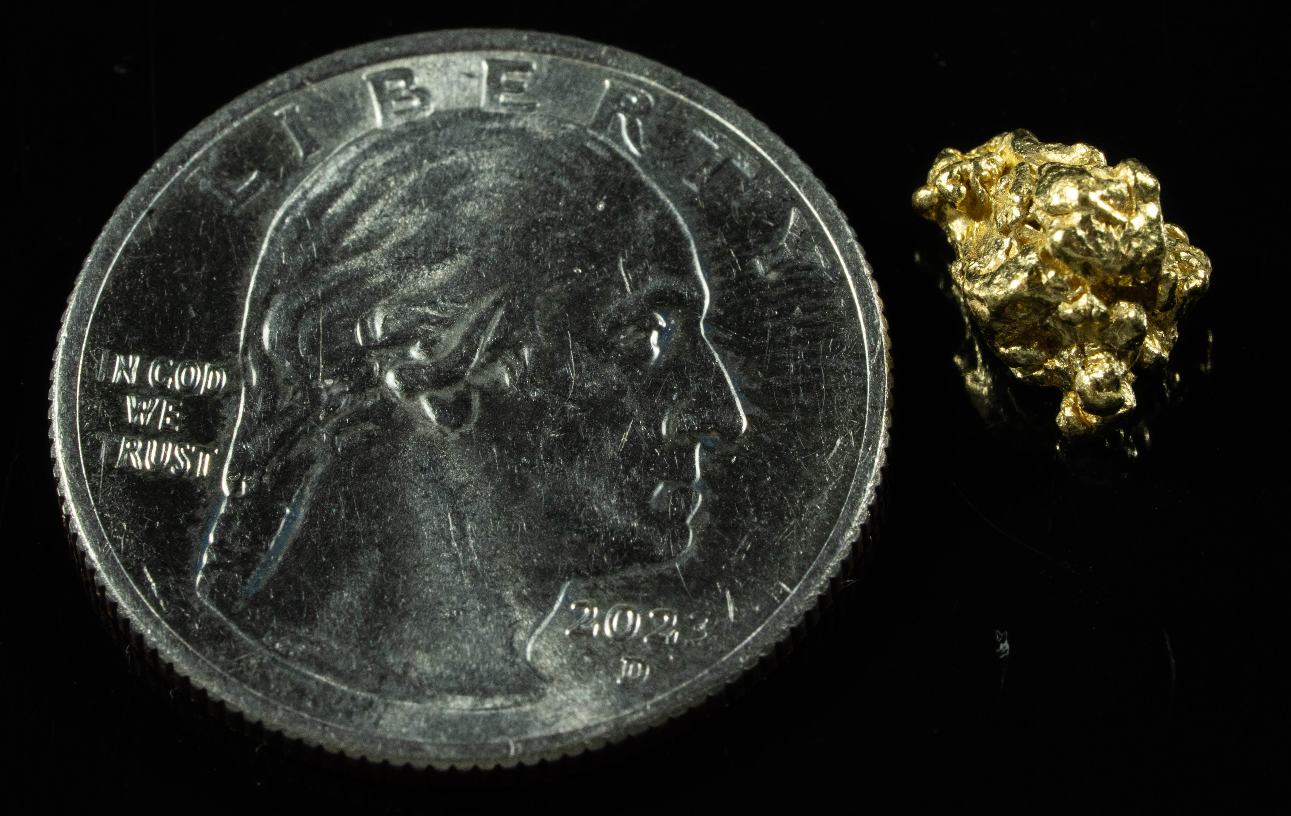 #71 Sonora Mexico Natural Gold Nugget 1.48 Grams Genuine