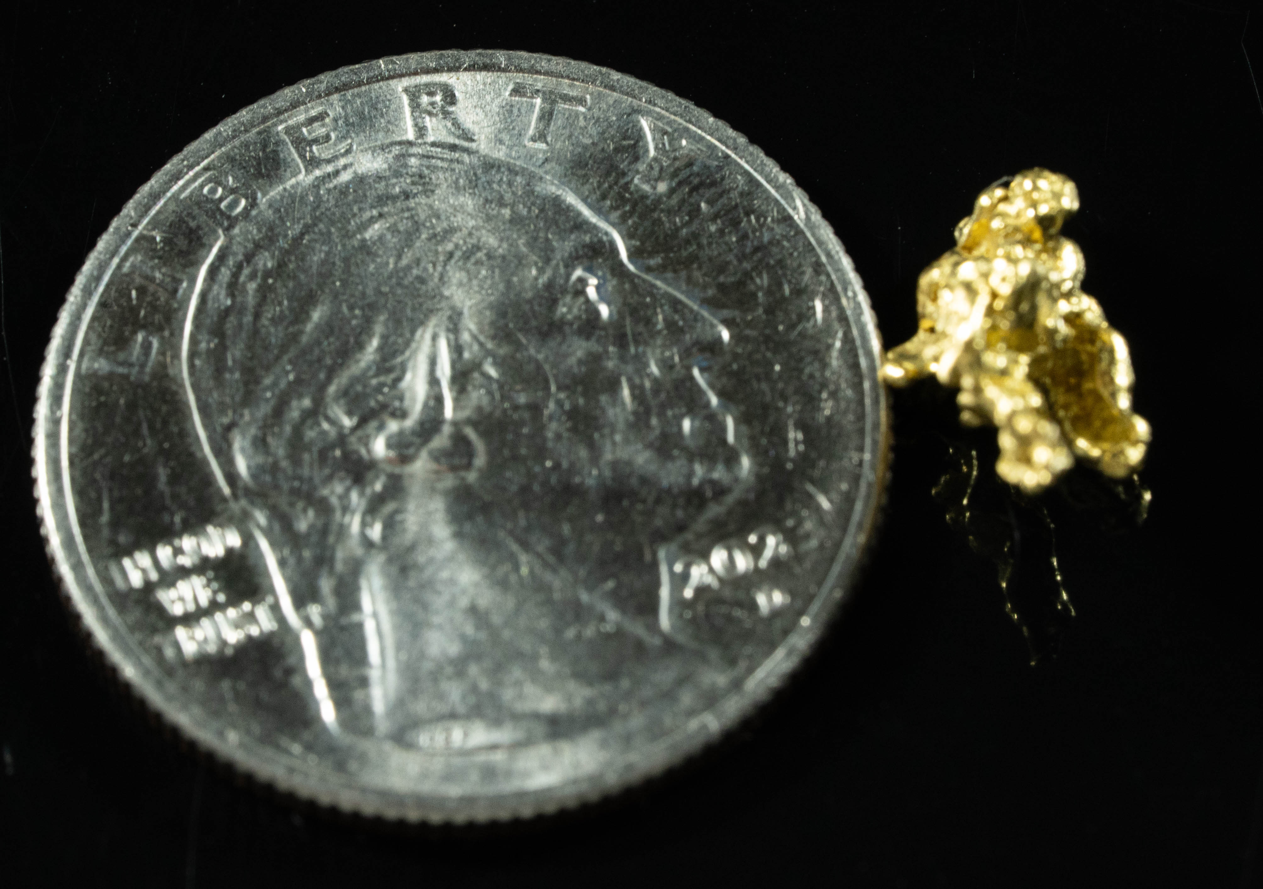 #72 Sonora Mexico Natural Gold Nugget 1.28 Grams Genuine