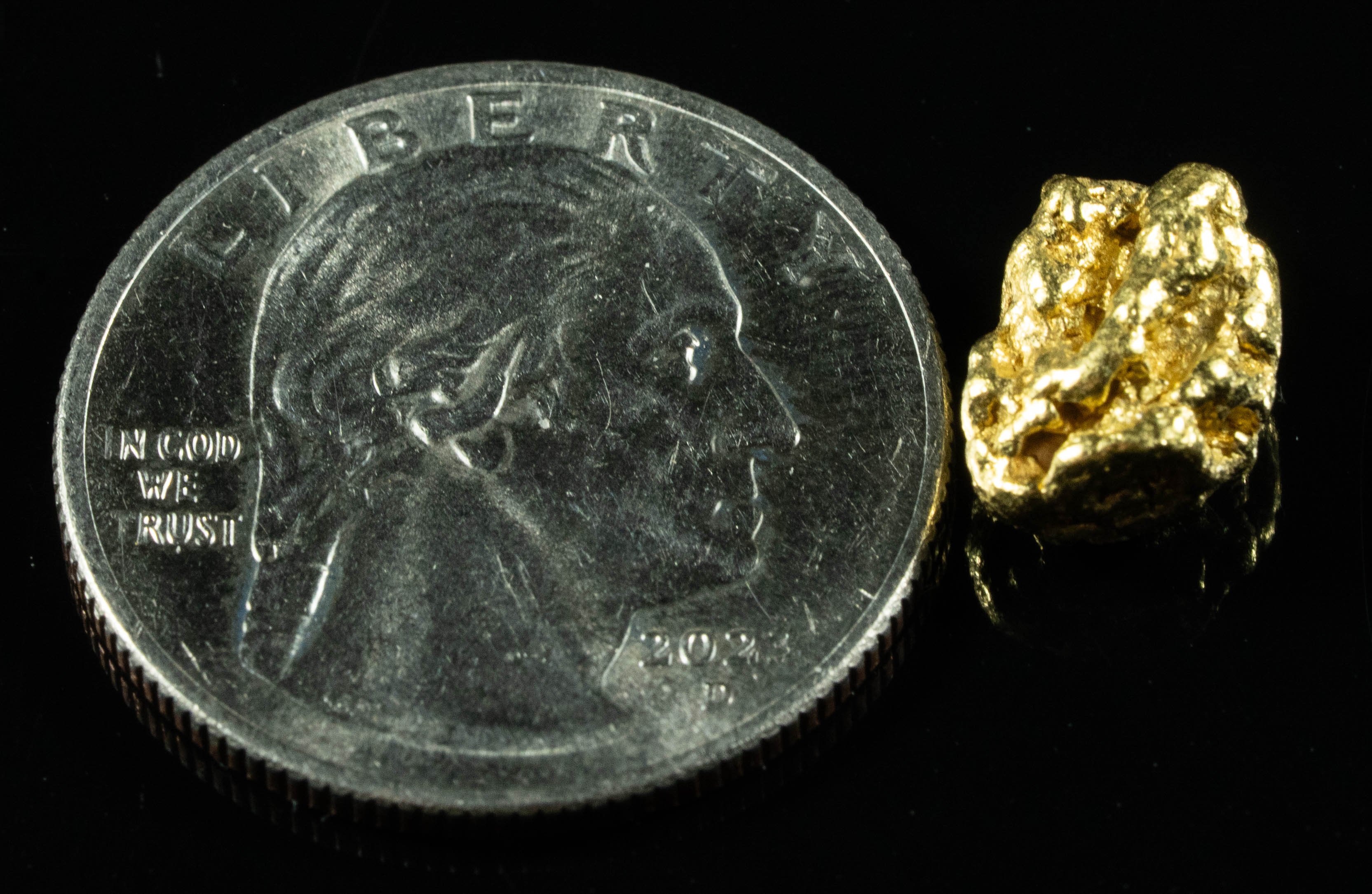 #105 Sonora Mexico Natural Gold Nugget 3.13 Grams Genuine