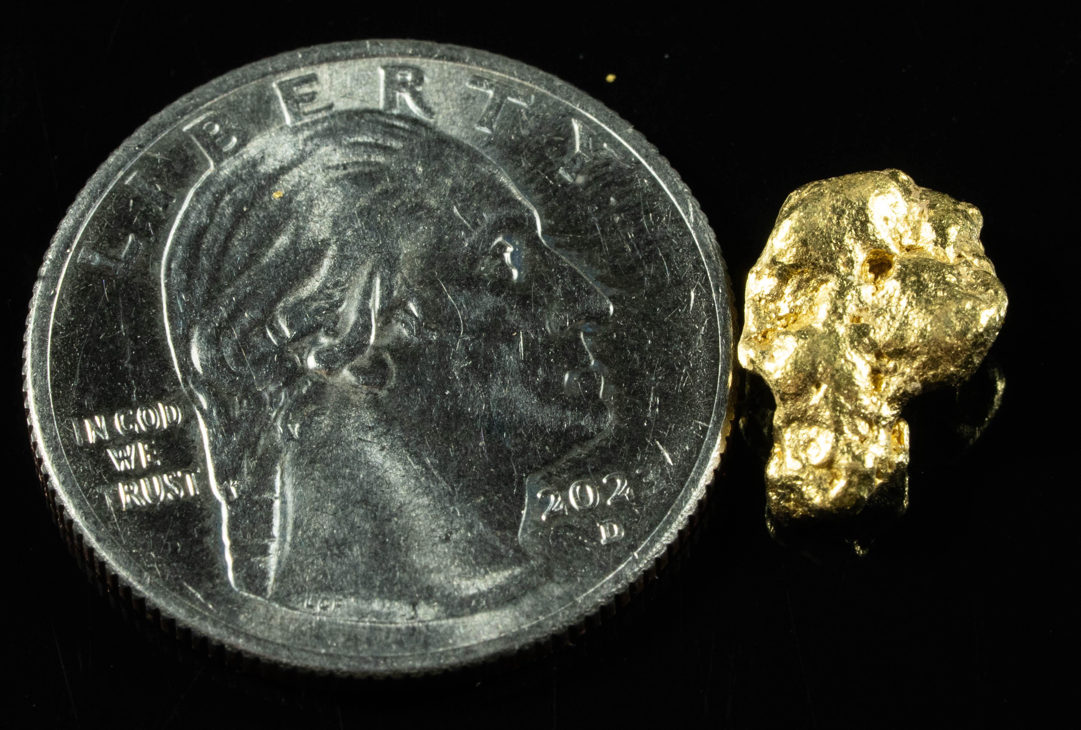 #111 Sonora Mexico Natural Gold Nugget 2.76 Grams Genuine