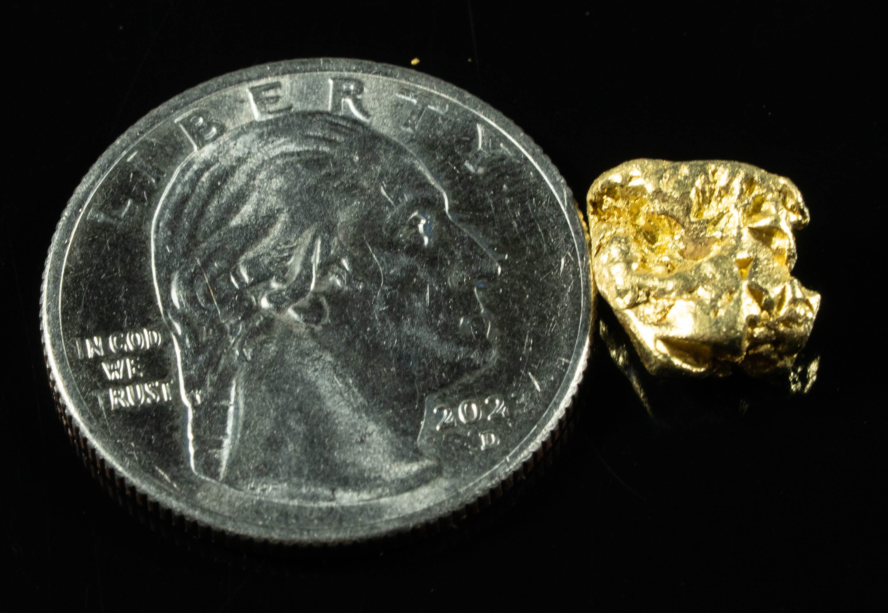 #114 Sonora Mexico Natural Gold Nugget 2.28 Grams Genuine