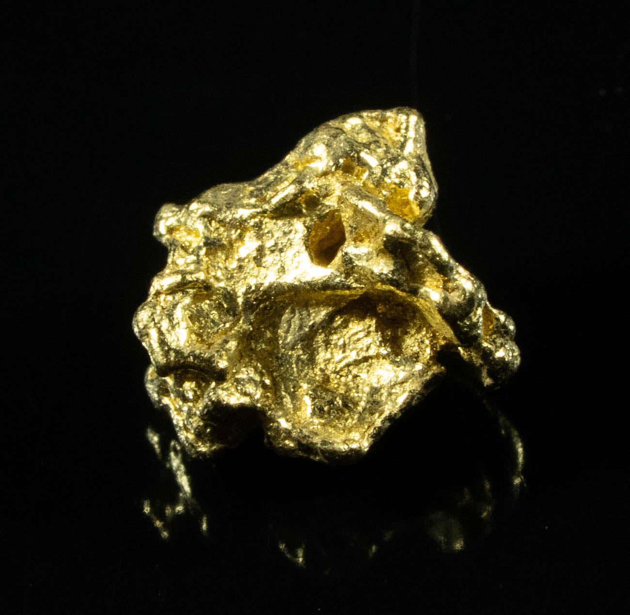 #115 Sonora Mexico Natural Gold Nugget .83 Grams Genuine