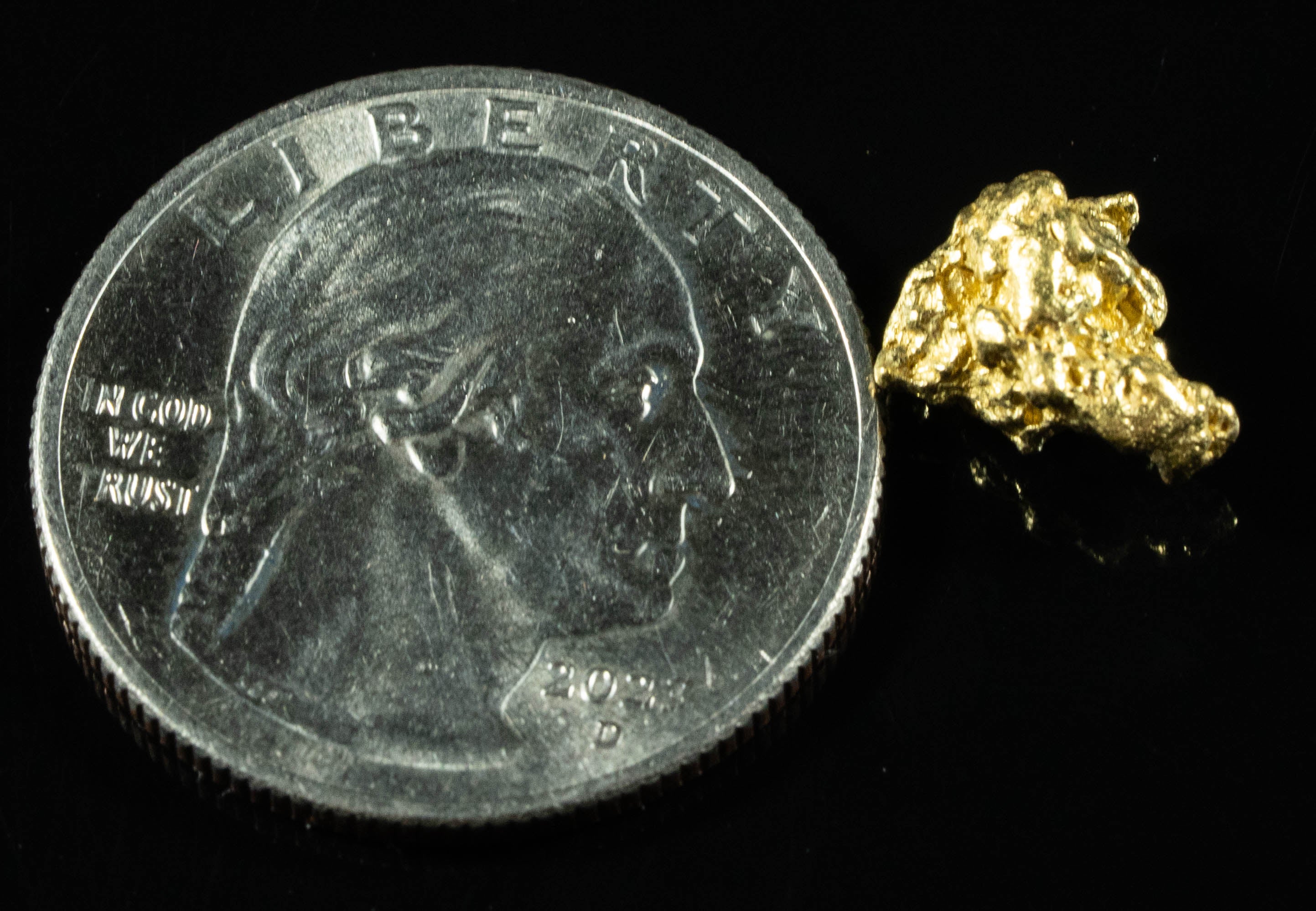 #116 Sonora Mexico Natural Gold Nugget 1.63 Grams Genuine