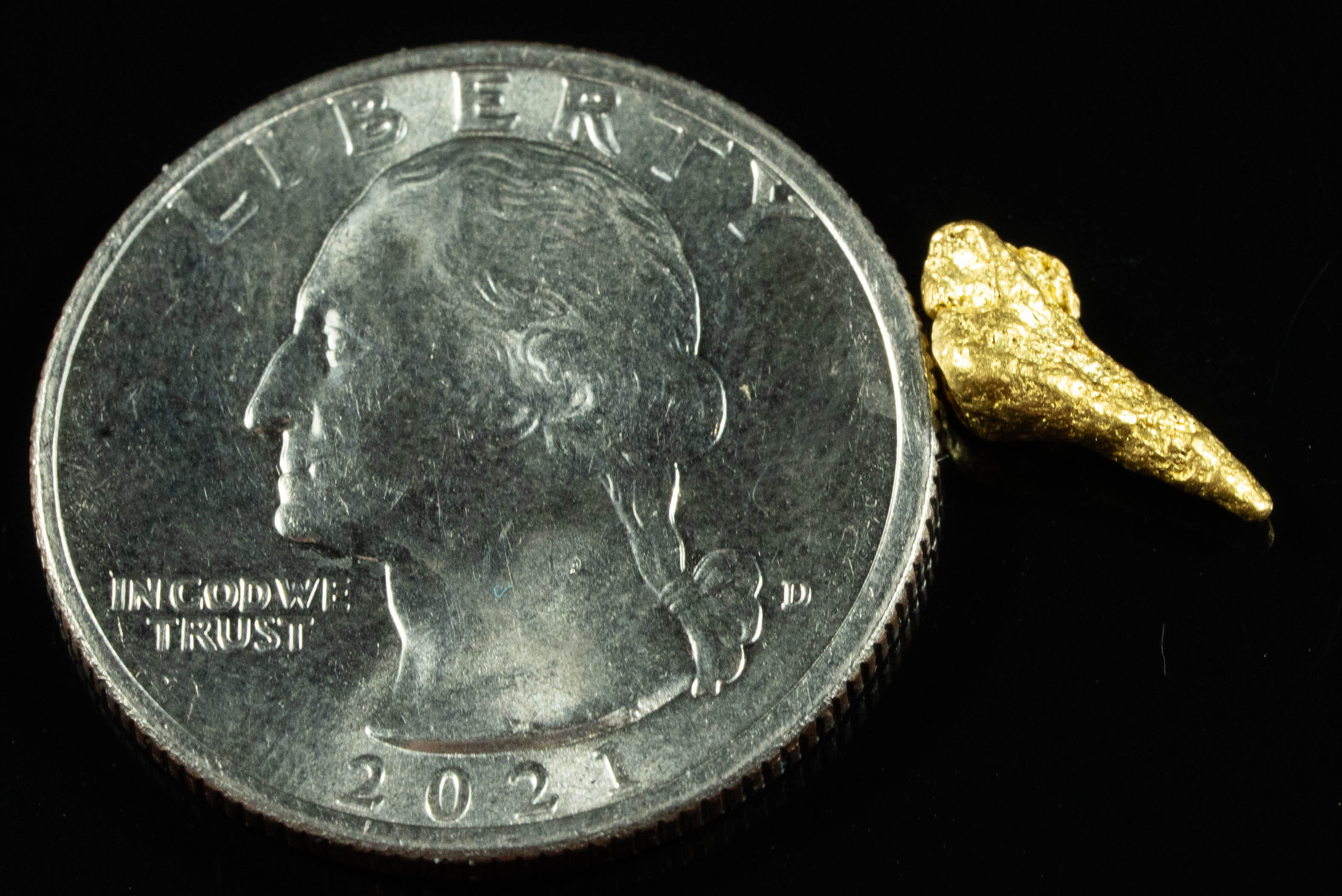 #727 Natural Gold Nugget Australian .82 Grams Genuine