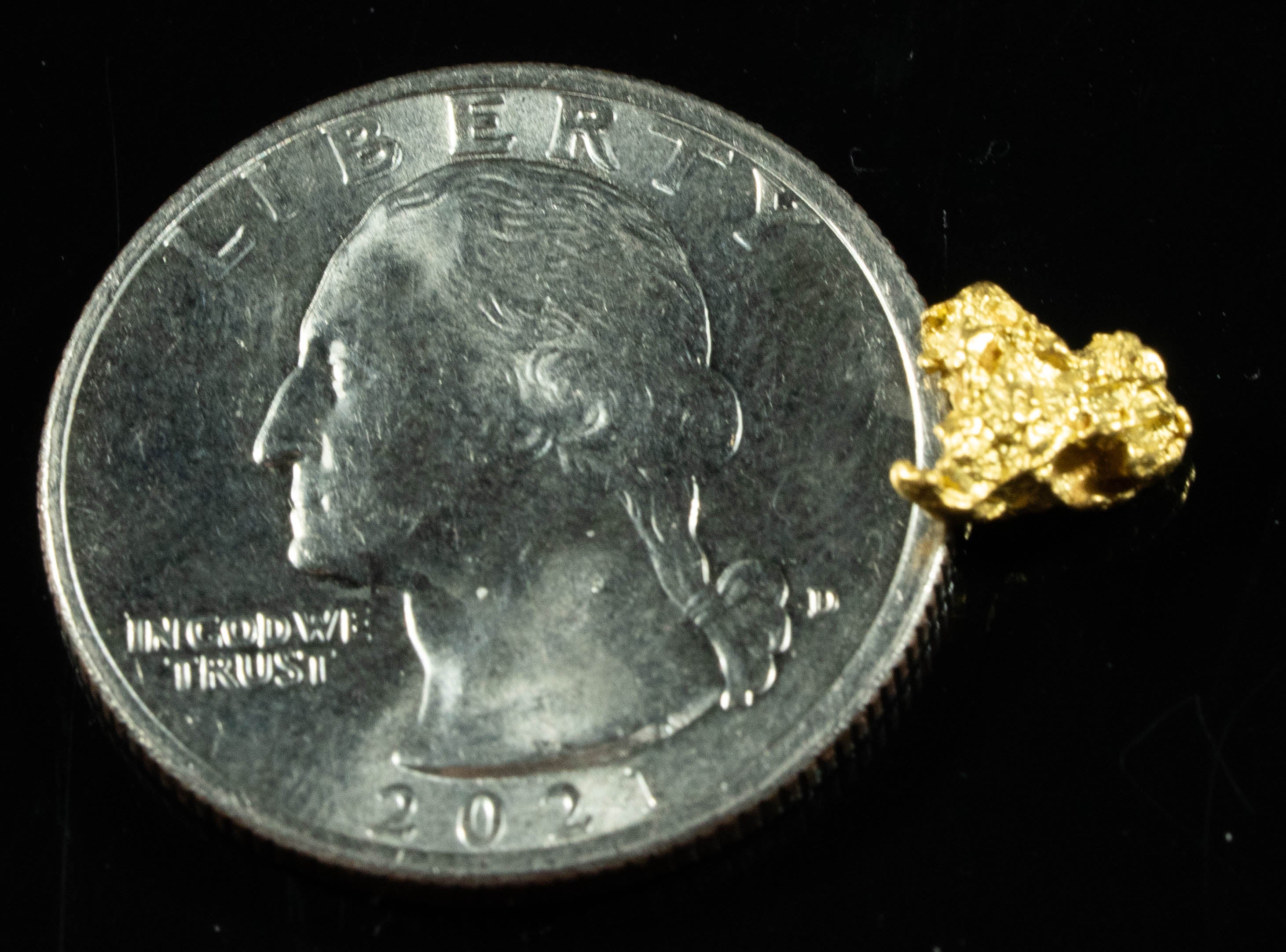 #749 Natural Gold Nugget Australian .98 Grams Genuine