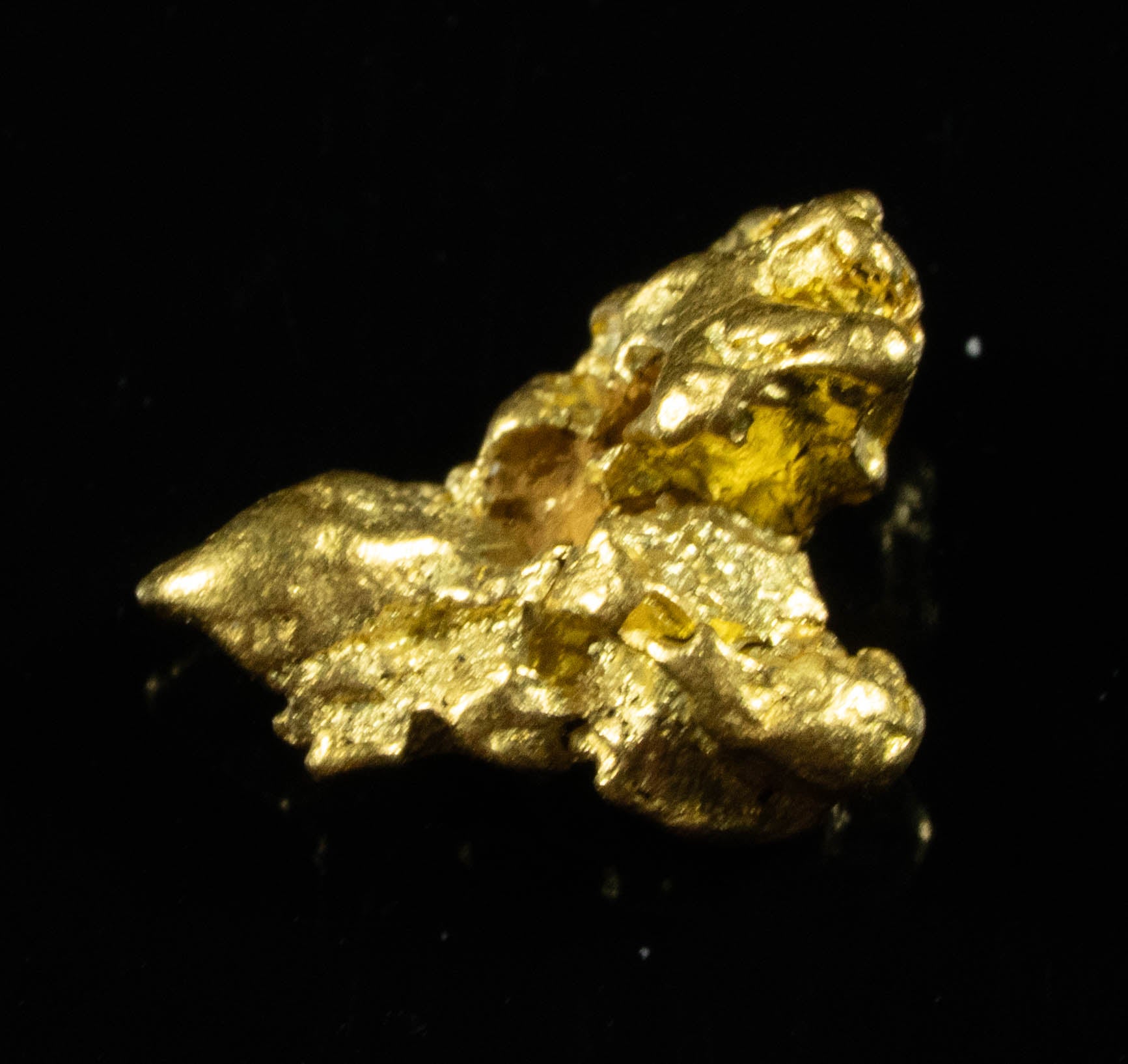 #757 Natural Gold Nugget Australian .89 Grams Genuine
