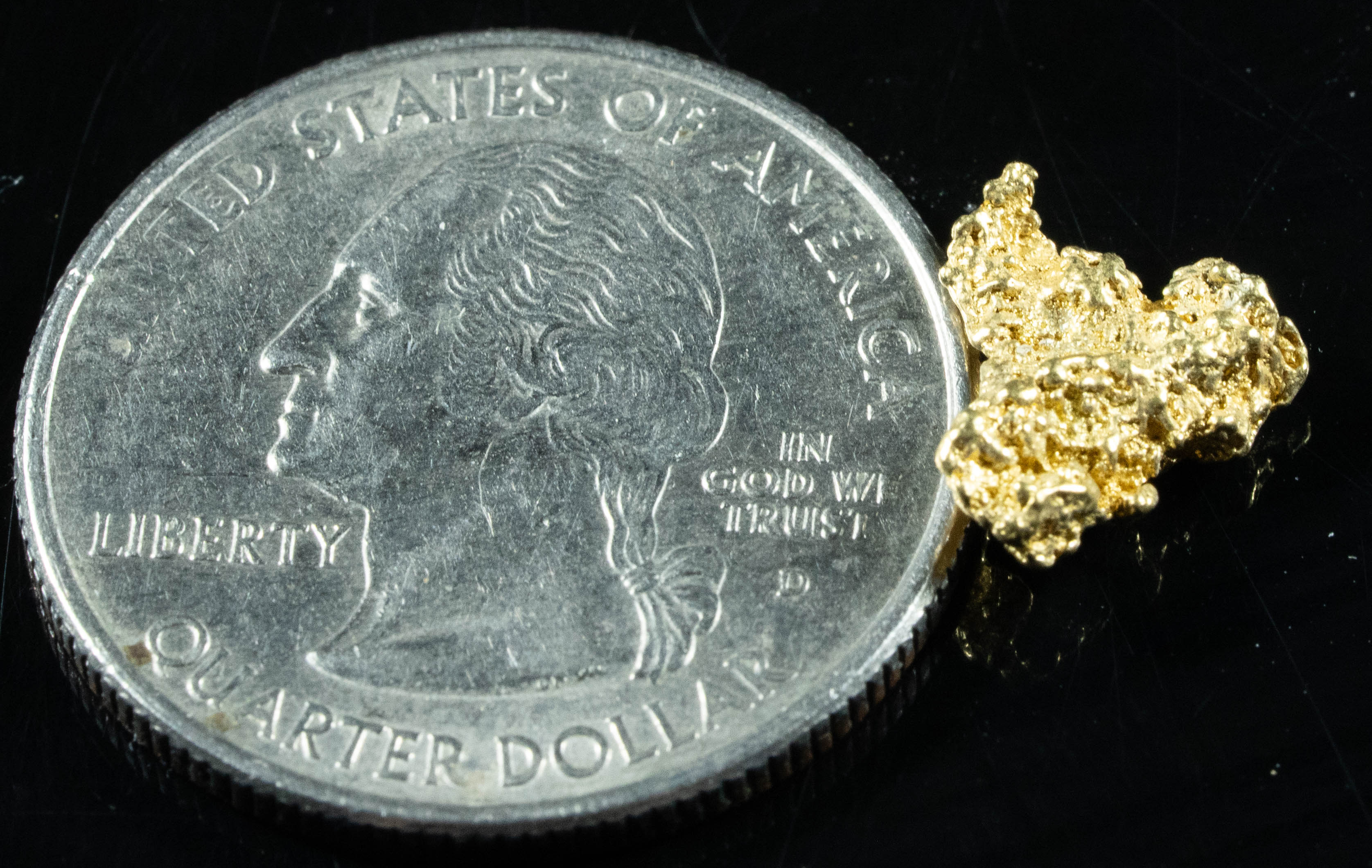 #118 Alaskan BC Natural Gold Nugget 1.31 Grams Genuine