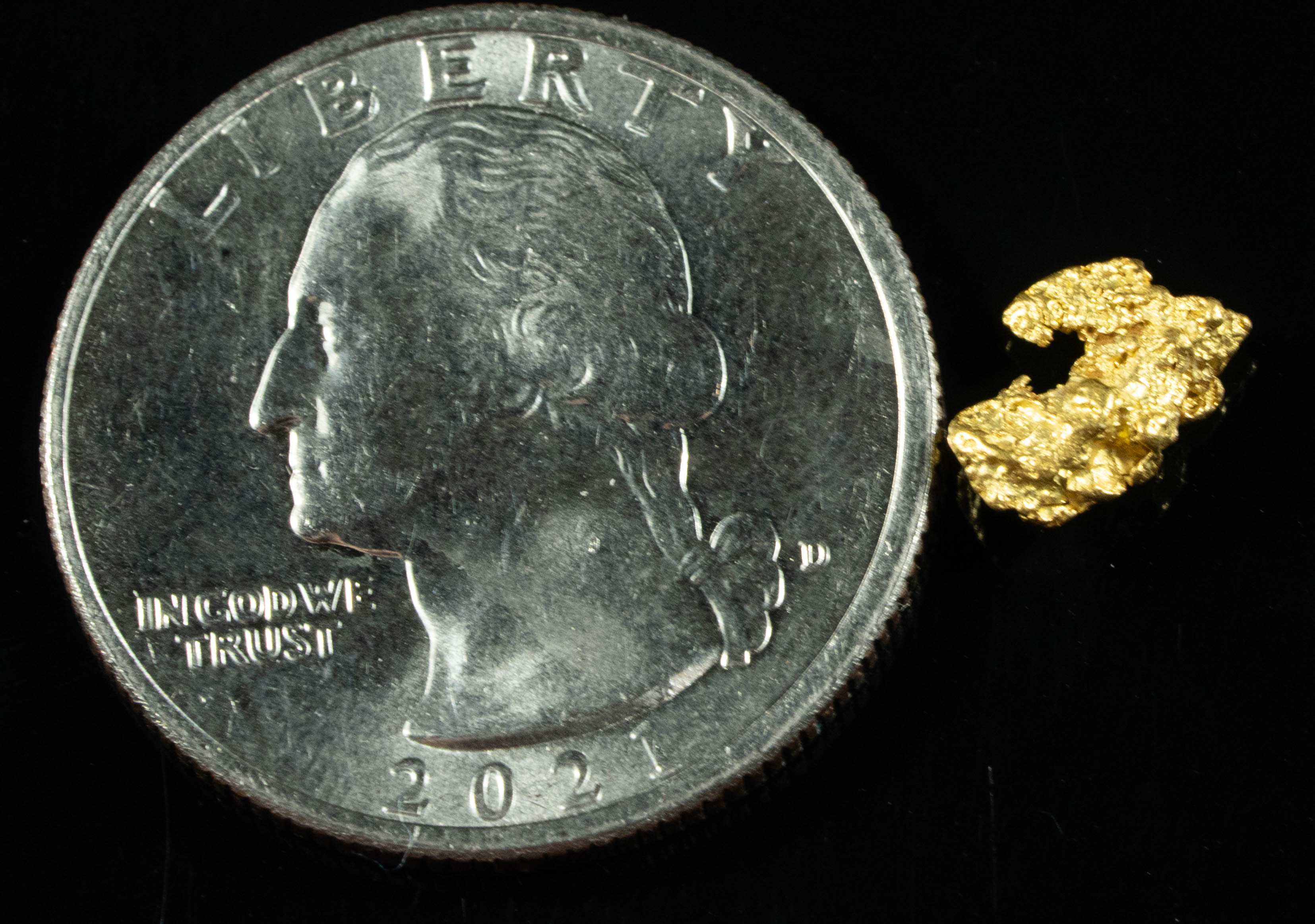 #769 Natural Gold Nugget Australian .66 Grams Genuine