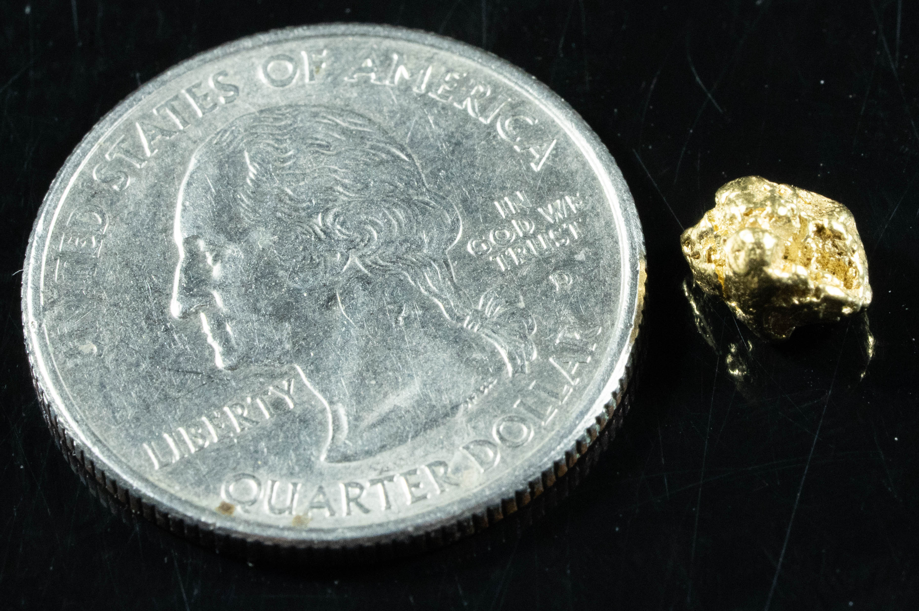 #131 Alaskan BC Natural Gold Nugget 1.23 Grams Genuine