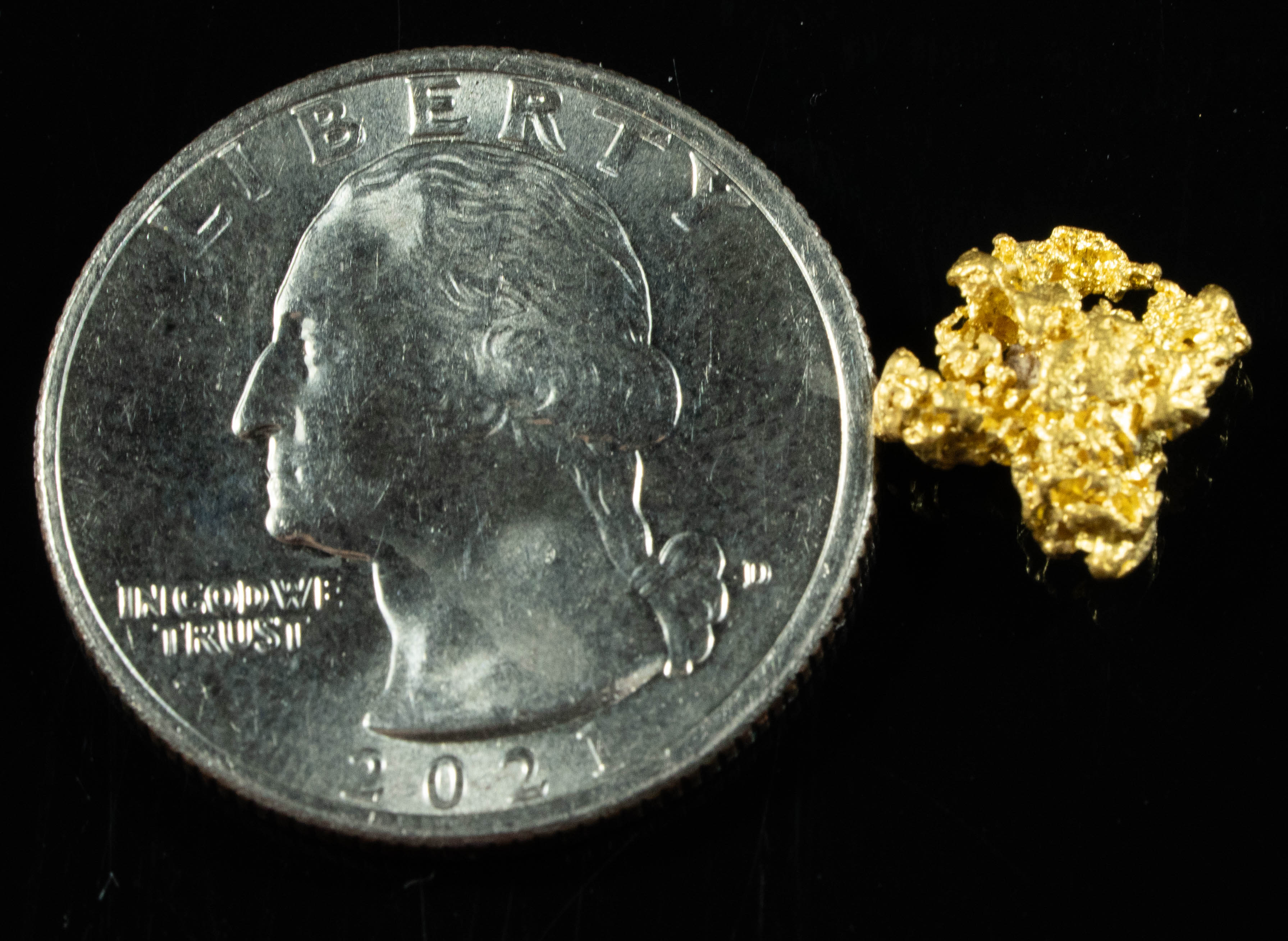 #791 Natural Gold Nugget Australian 1.28 Grams Genuine