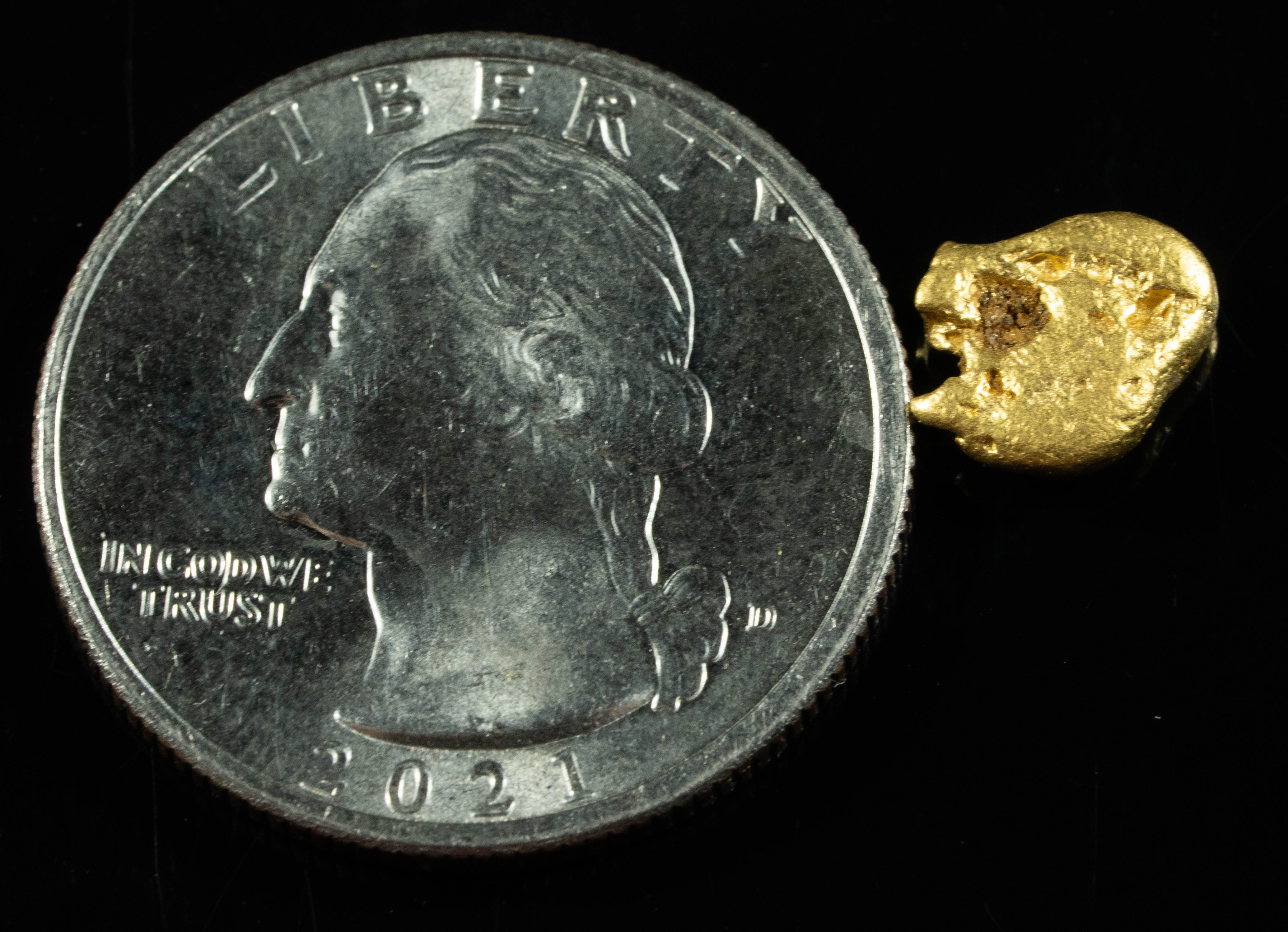 #799 Natural Gold Nugget Australian 1.37 Grams Genuine