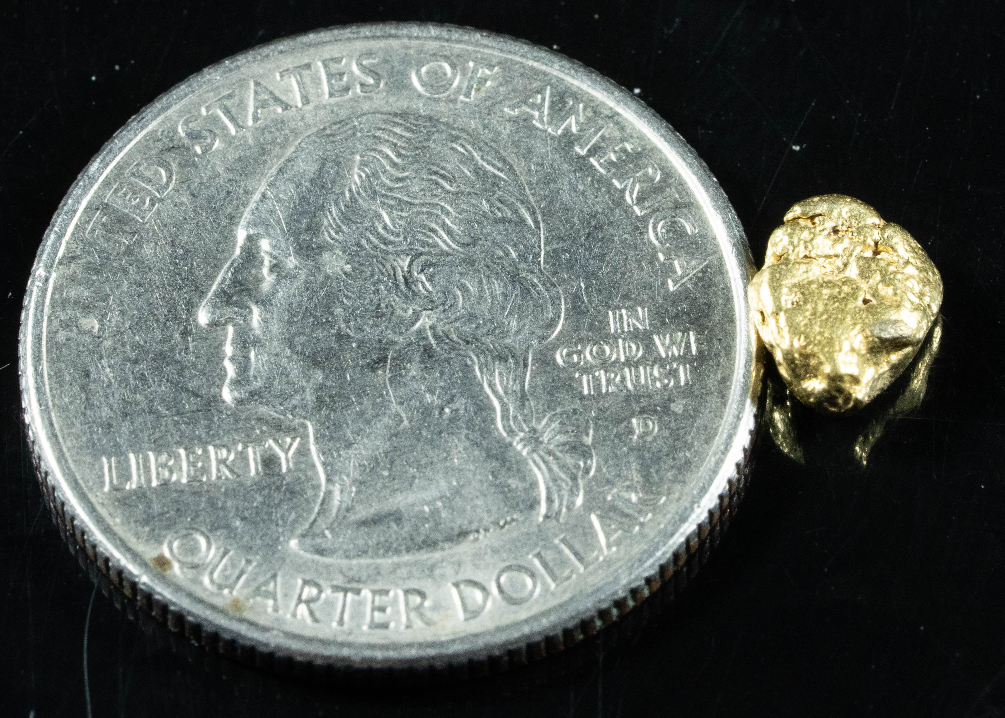 #153 Alaskan BC Natural Gold Nugget 1.16 Grams Genuine