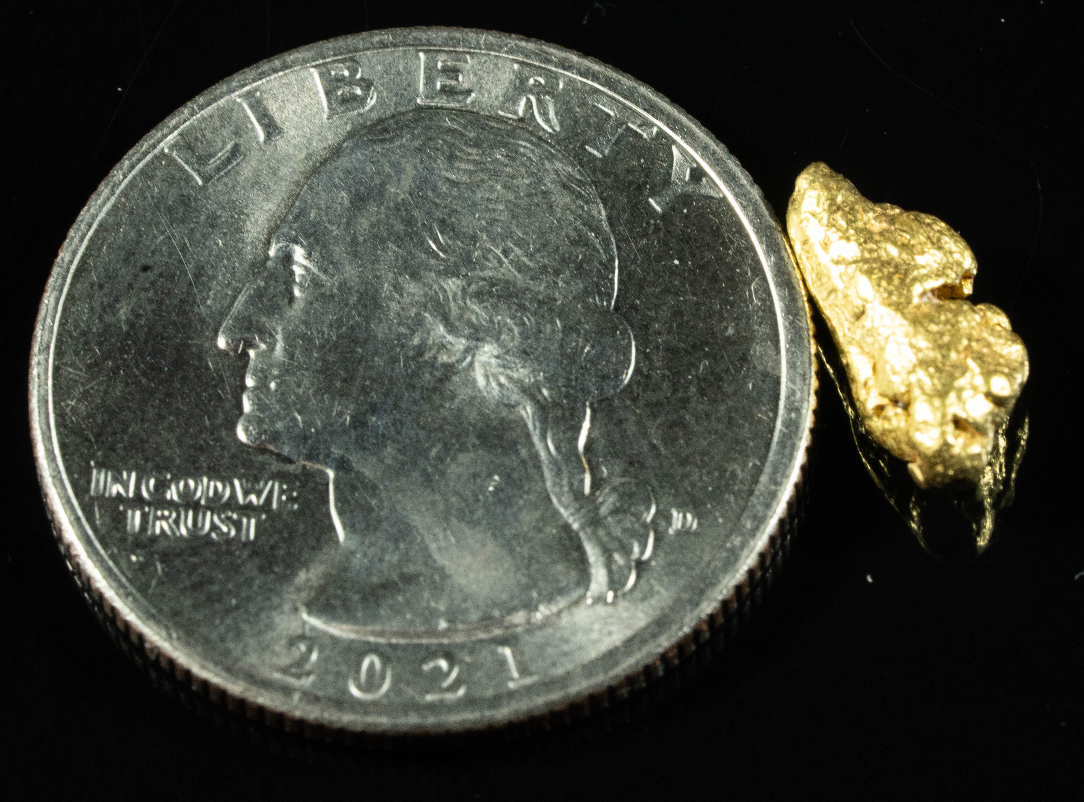 #3 Alaskan BC Natural Gold Nugget 1.80 Grams Genuine
