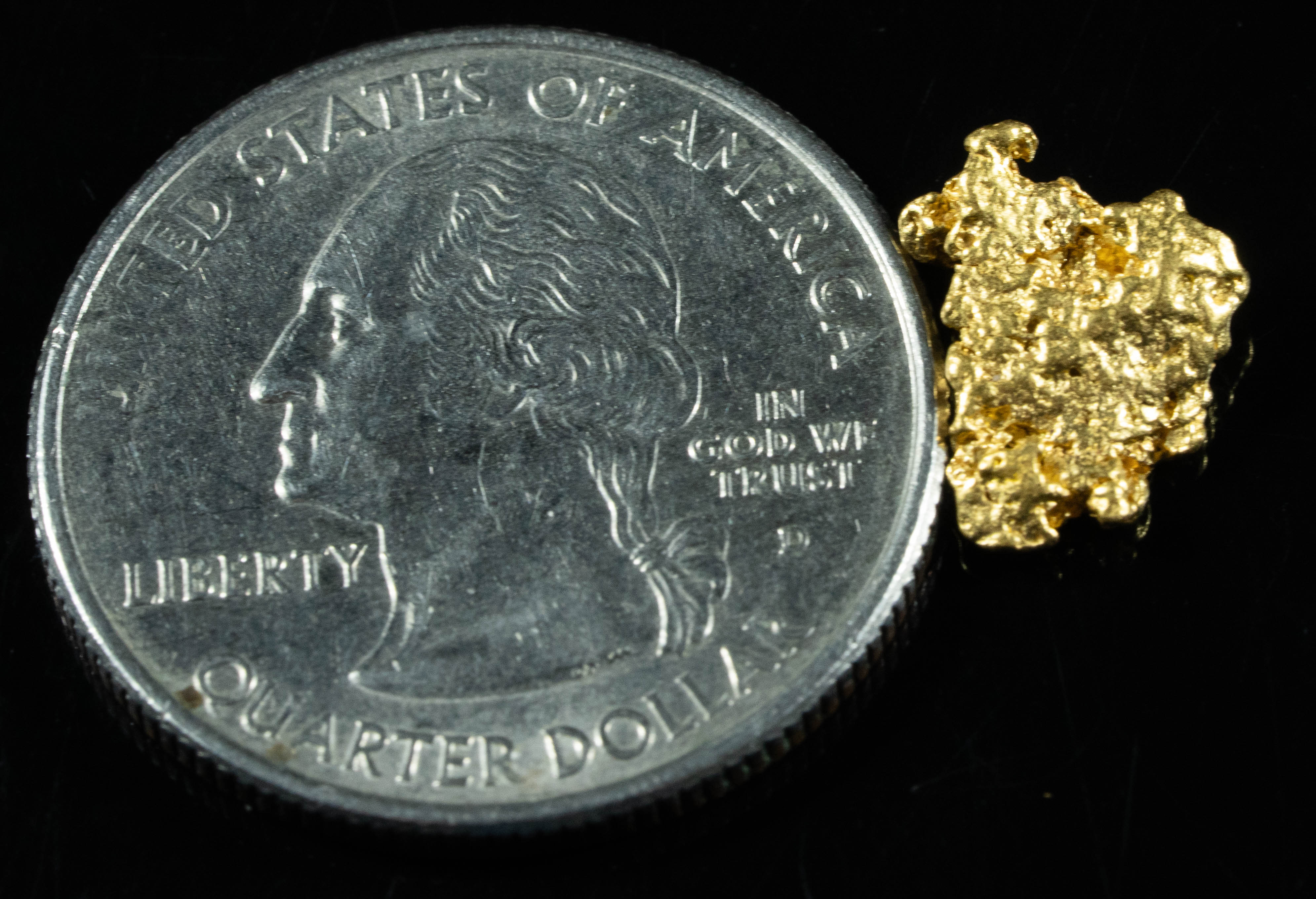 #755 Natural Gold Nugget Australian 1.29 Grams Genuine