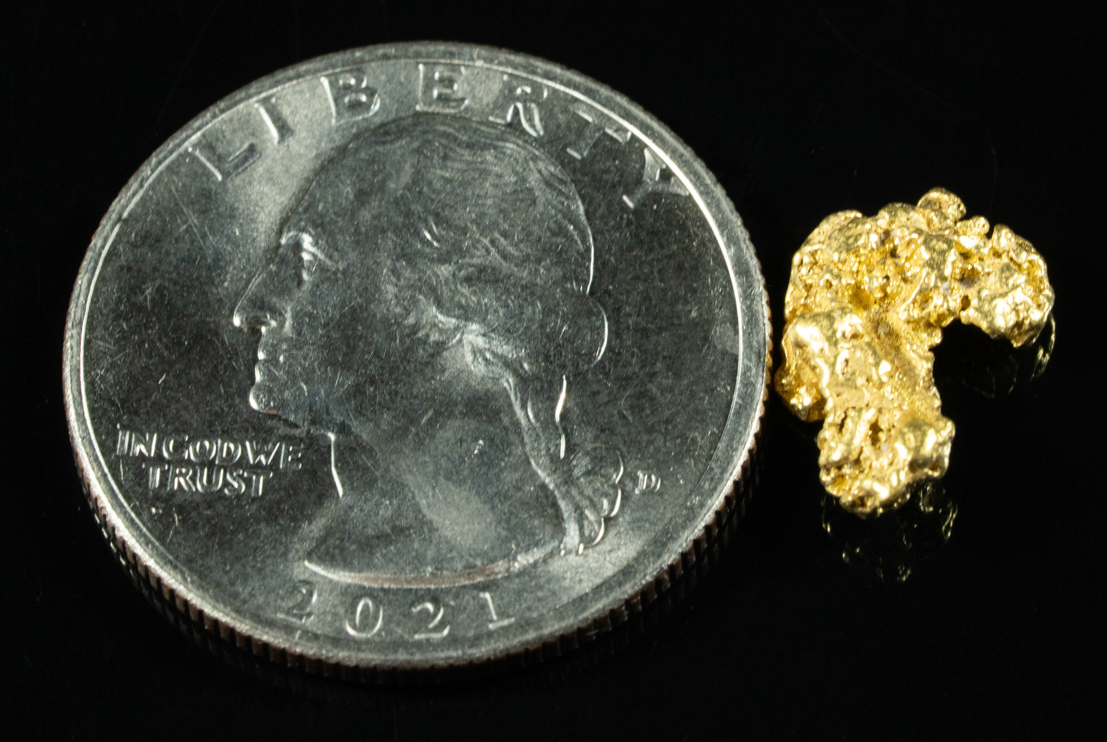 #68 Alaskan BC Natural Gold Nugget 1.41 Grams Genuine