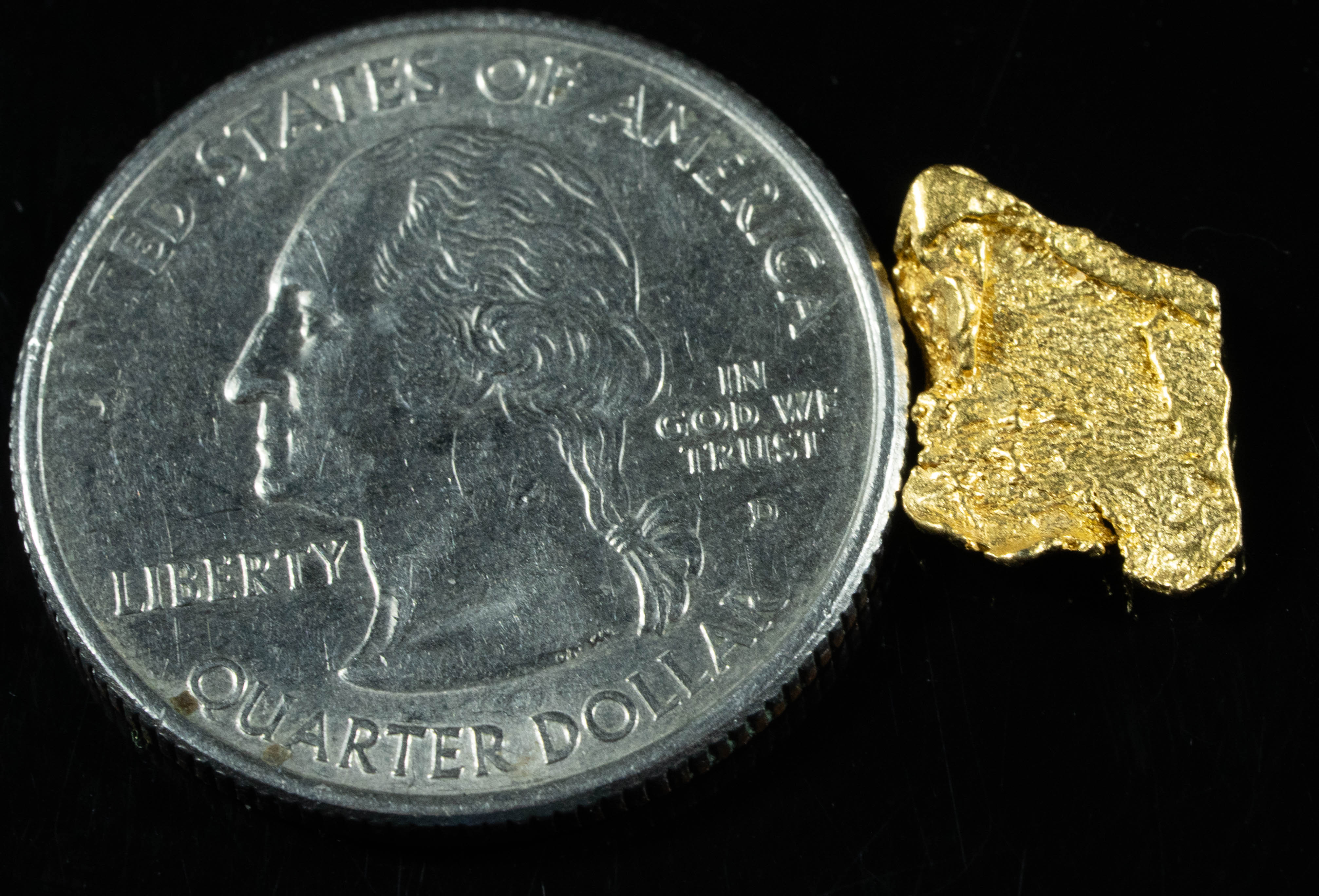 #806 Natural Gold Nugget Australian 1.21 Grams Genuine