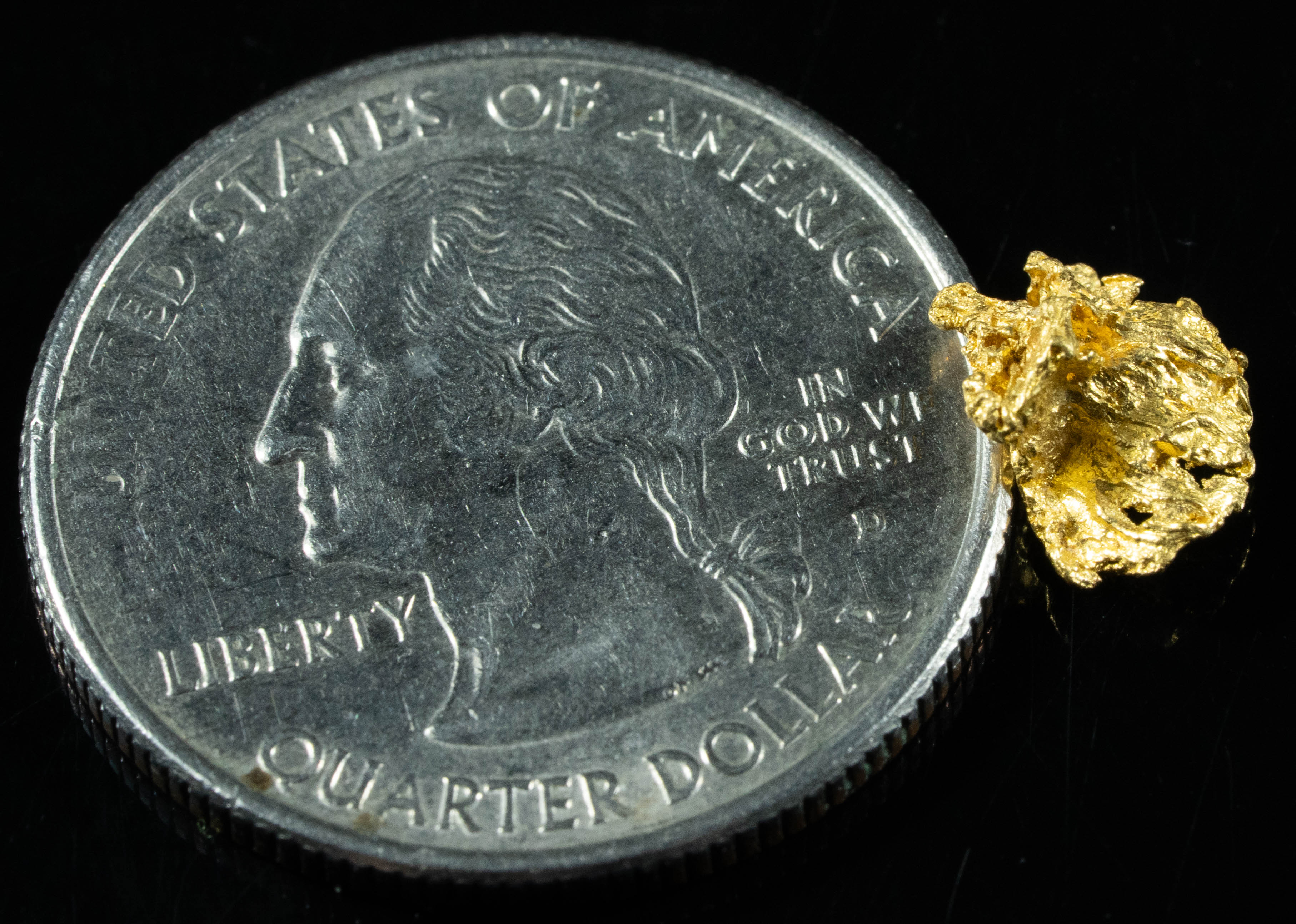 #809 Natural Gold Nugget Australian .65 Grams Genuine