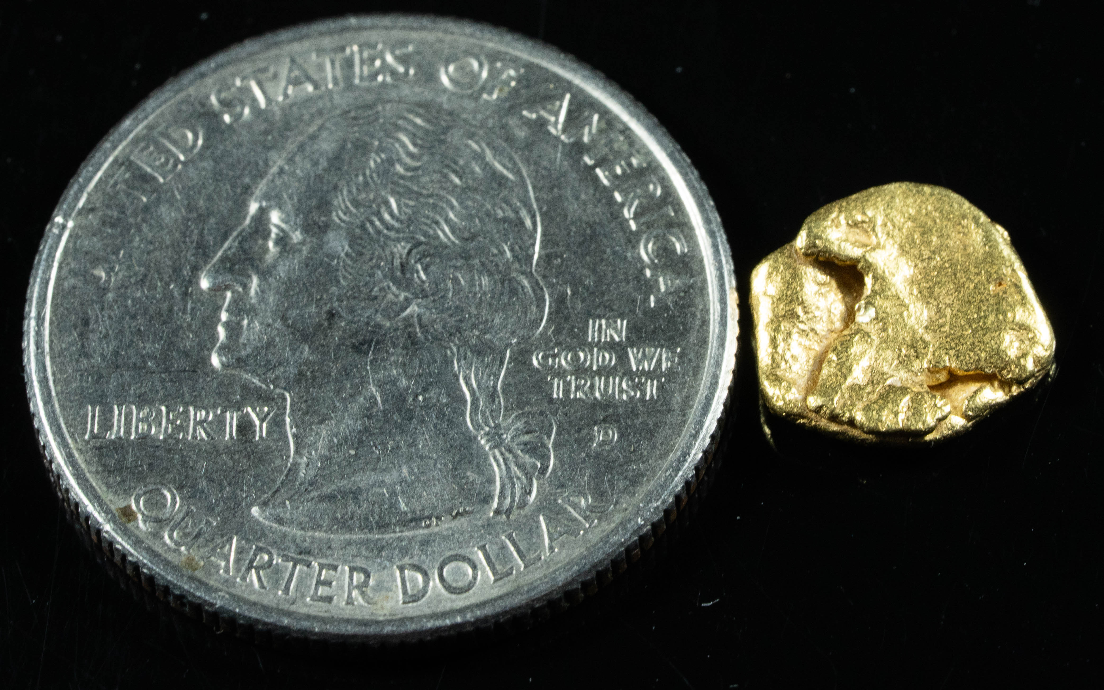 #10 Alaskan BC Natural Gold Nugget 1.22 Grams Genuine