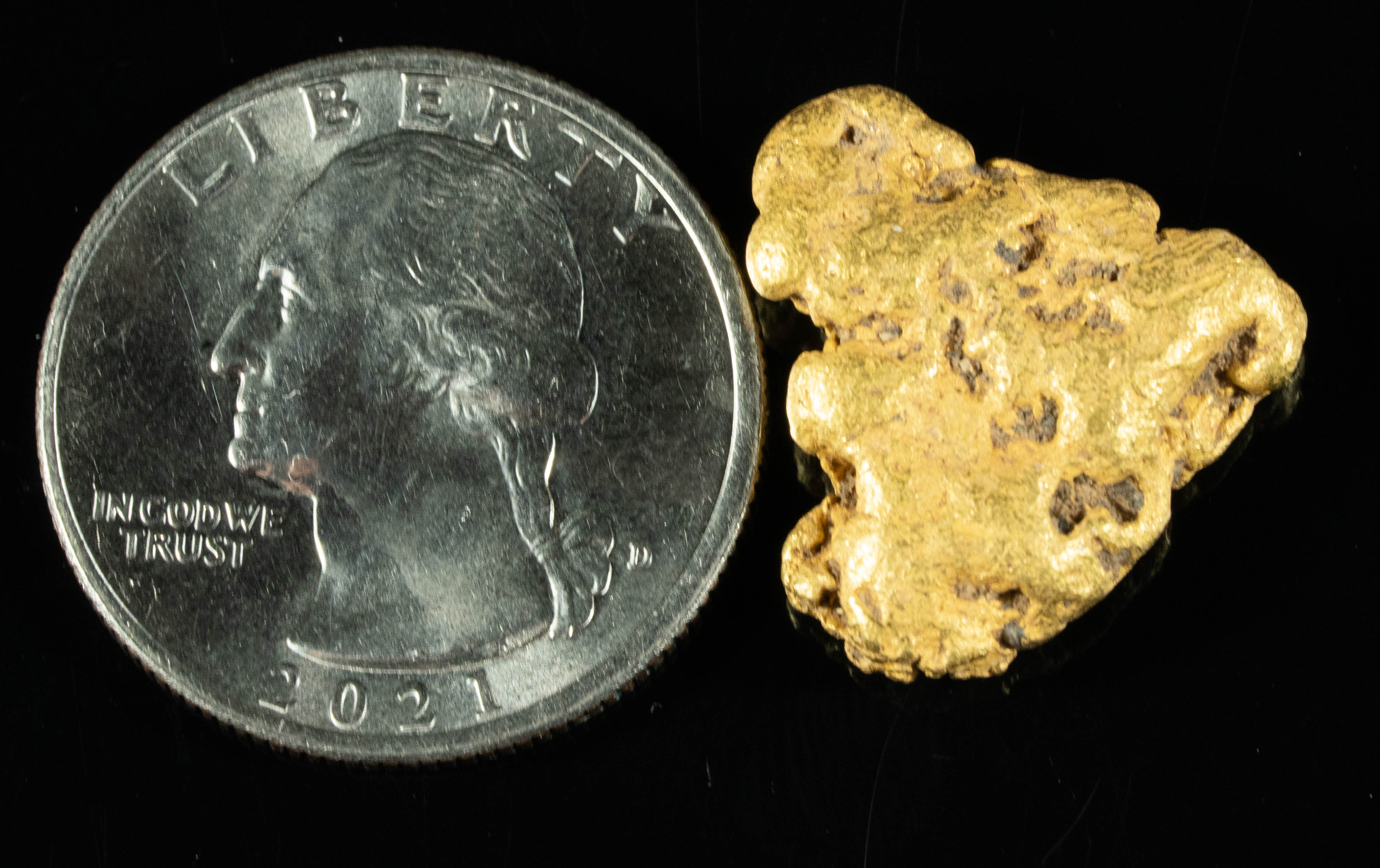 #74 Sonora Mexico Natural Gold Nugget 12.19 Grams Genuine