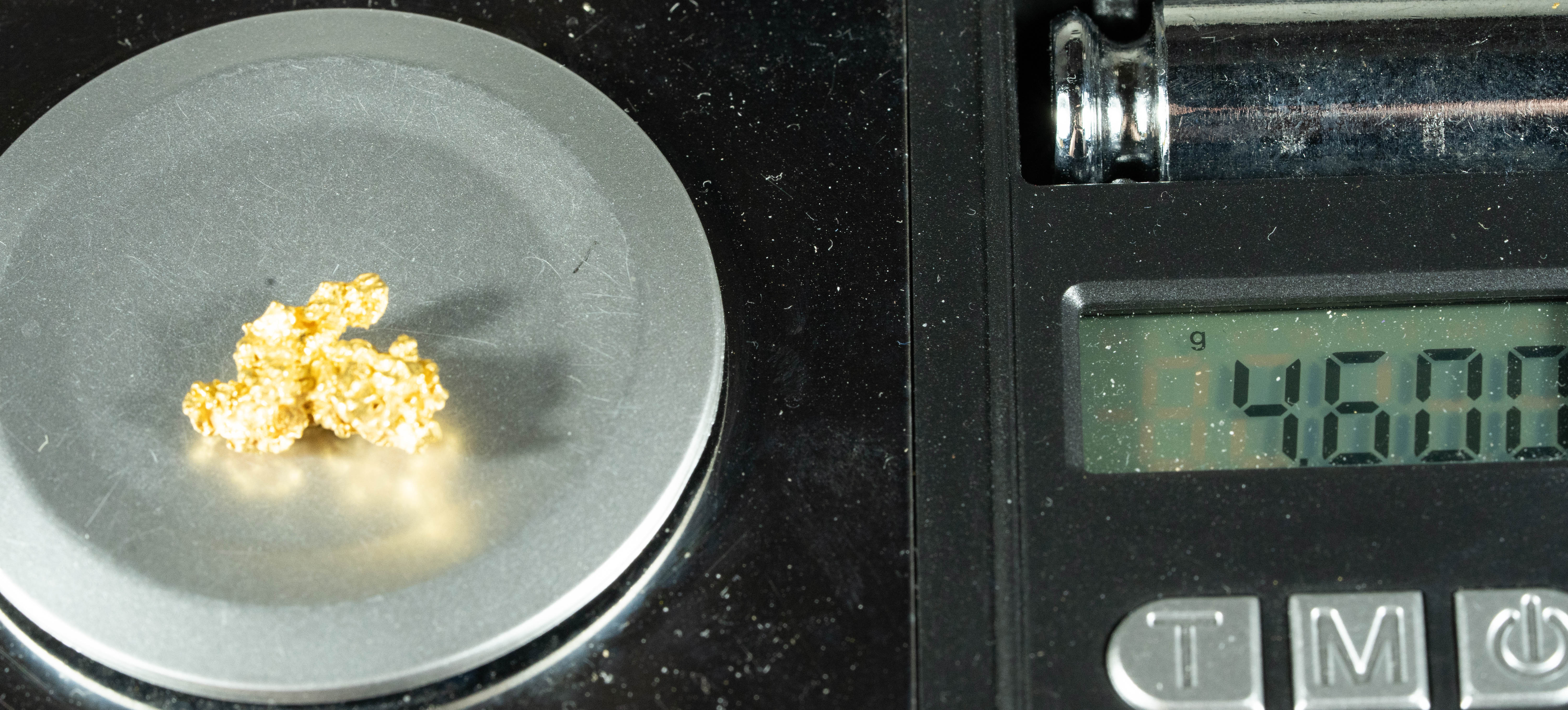 #906 Natural Gold Nugget Australian 4.60 Grams Genuine