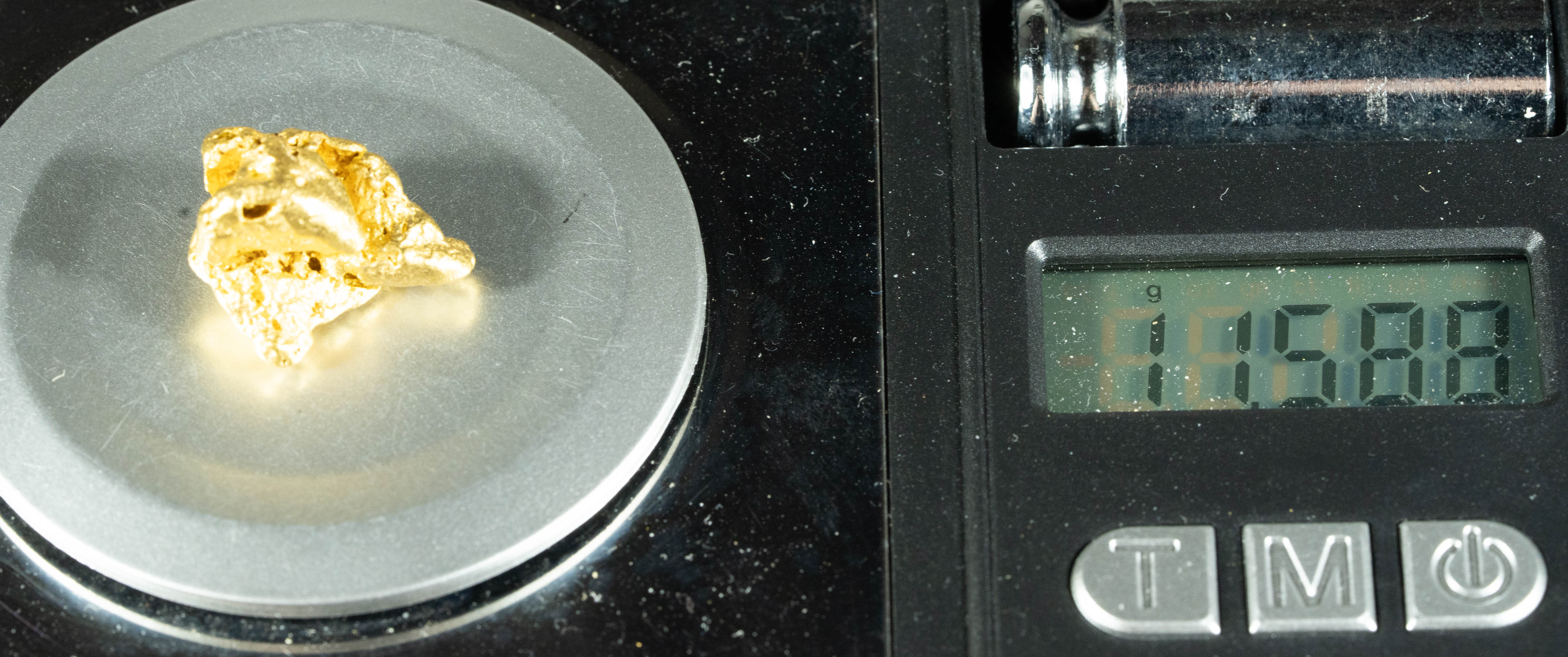 #1086 Natural Gold Nugget Australian 11.58 Grams Genuine