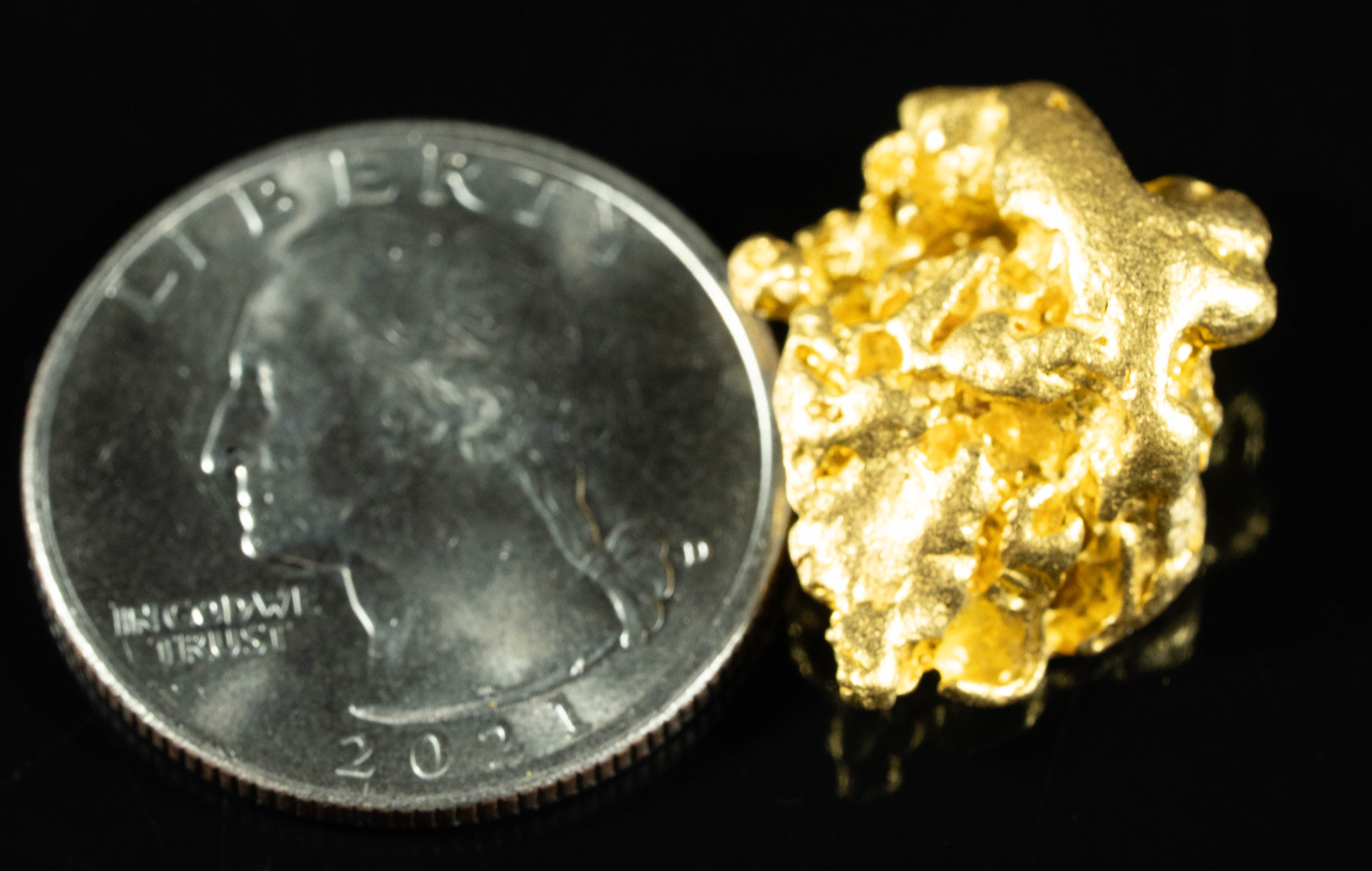 #1088 Natural Gold Nugget Australian 11.71 Grams Genuine