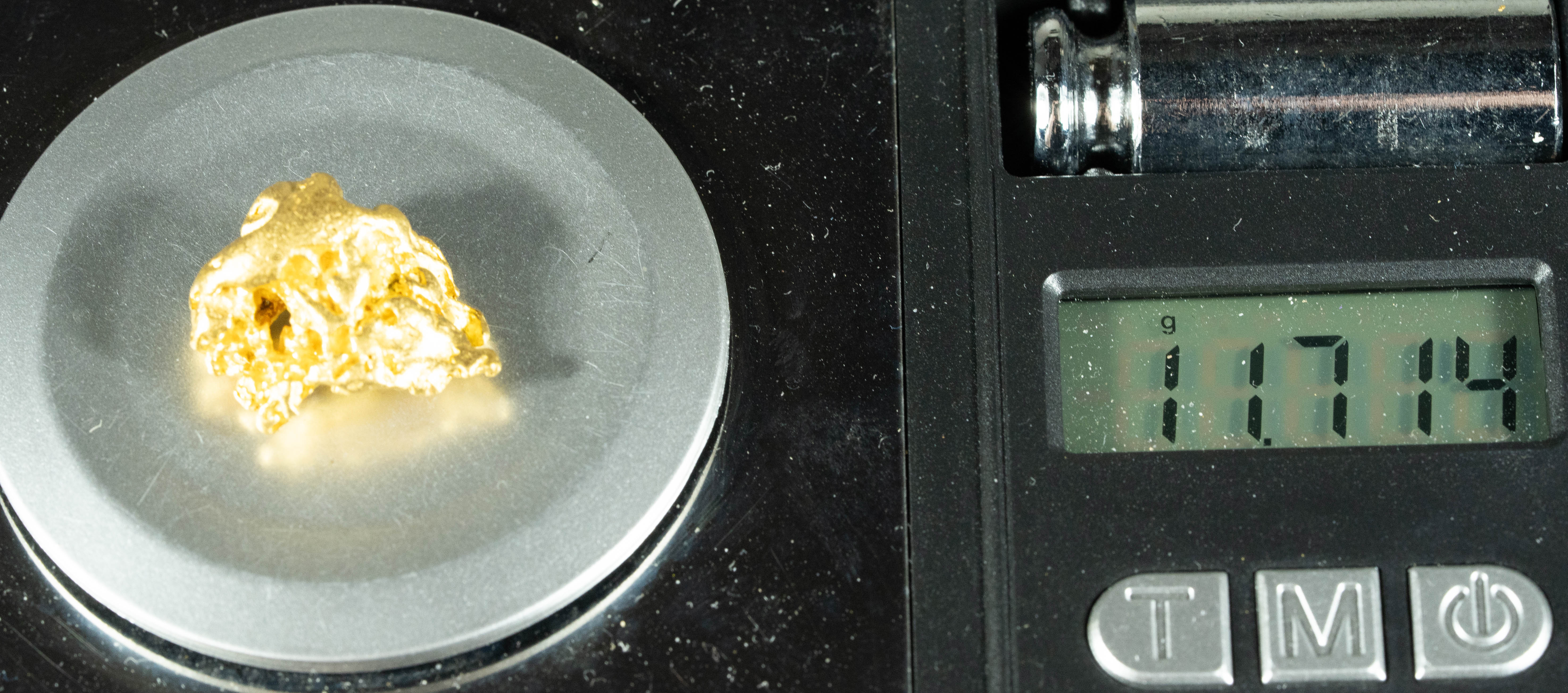 #1088 Natural Gold Nugget Australian 11.71 Grams Genuine