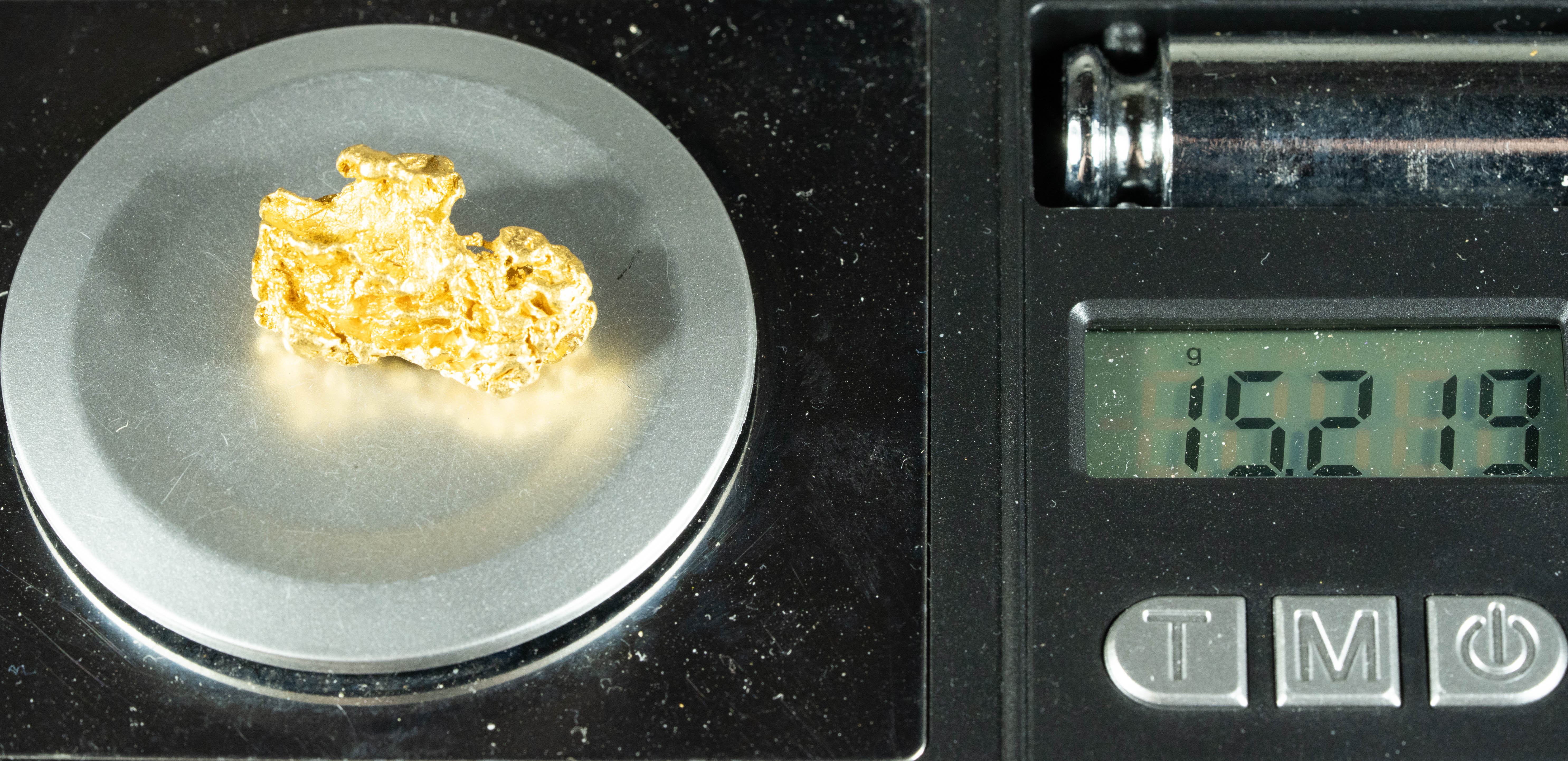 #1089 Natural Gold Nugget Australian 15.21 Grams Genuine