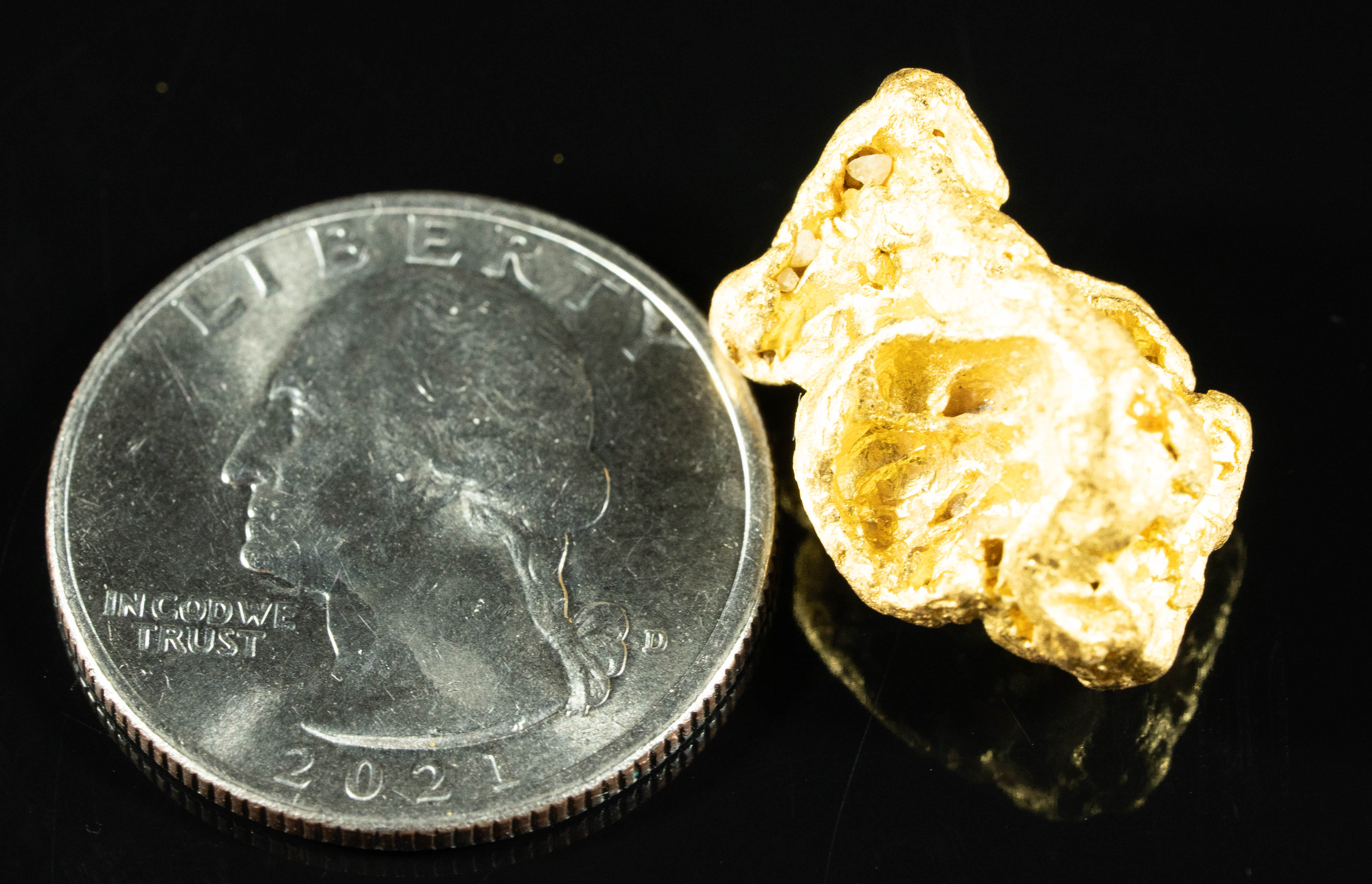 #1091 Natural Gold Nugget Australian 17.11 Grams Genuine