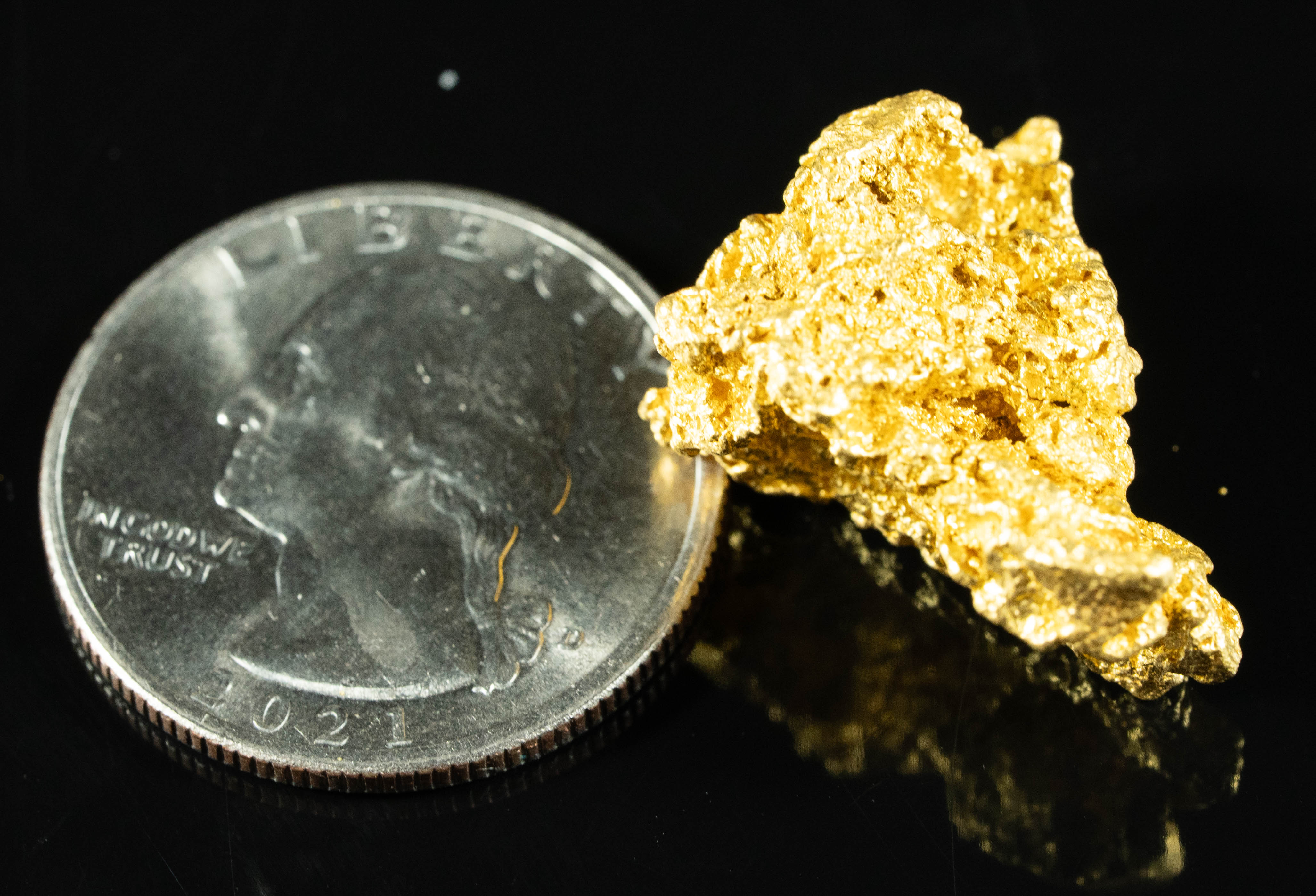 #1092 Natural Gold Nugget Australian 14.87 Grams Genuine