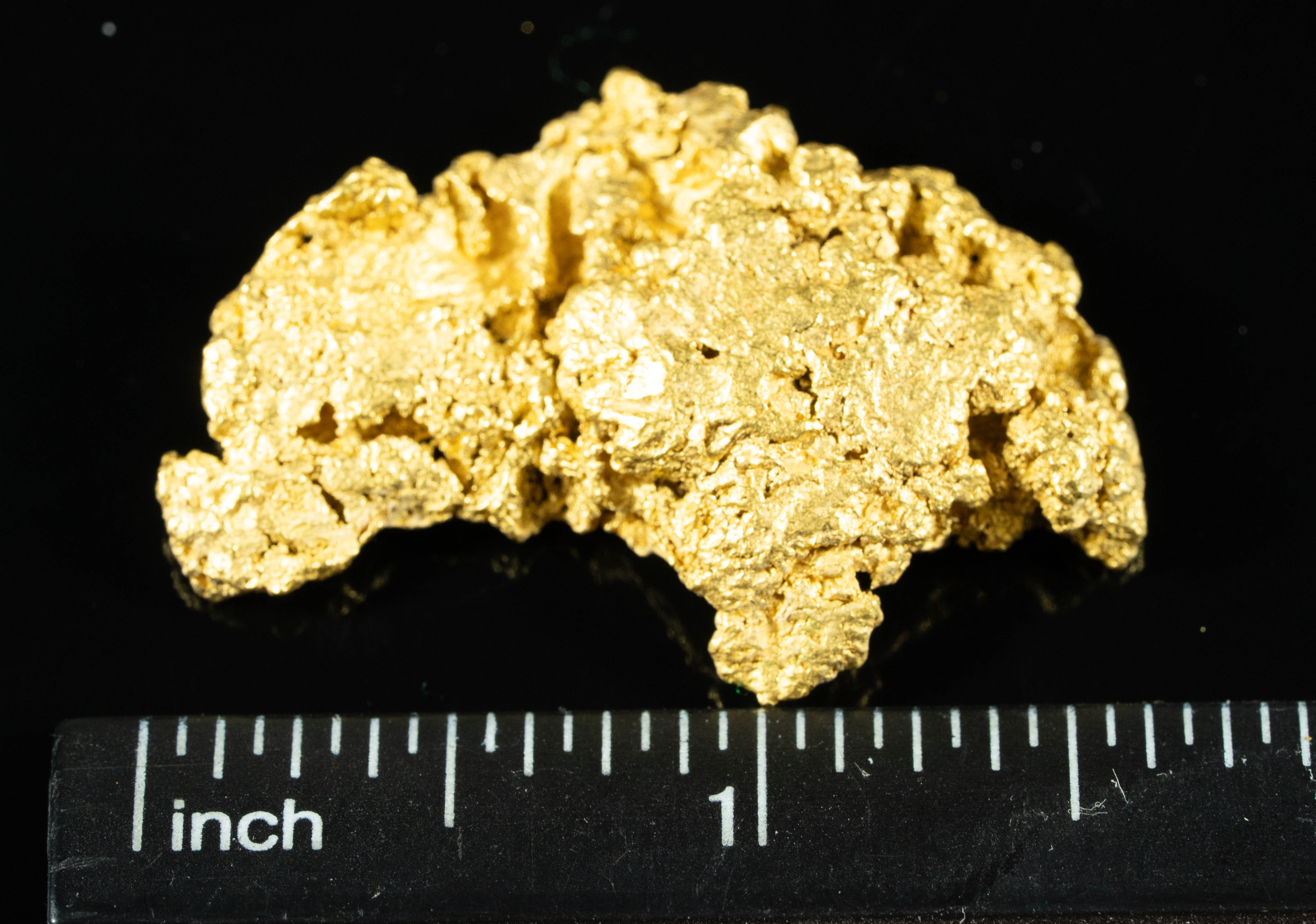 #1222 Natural Gold Nugget Australian 30.97 Grams Genuine