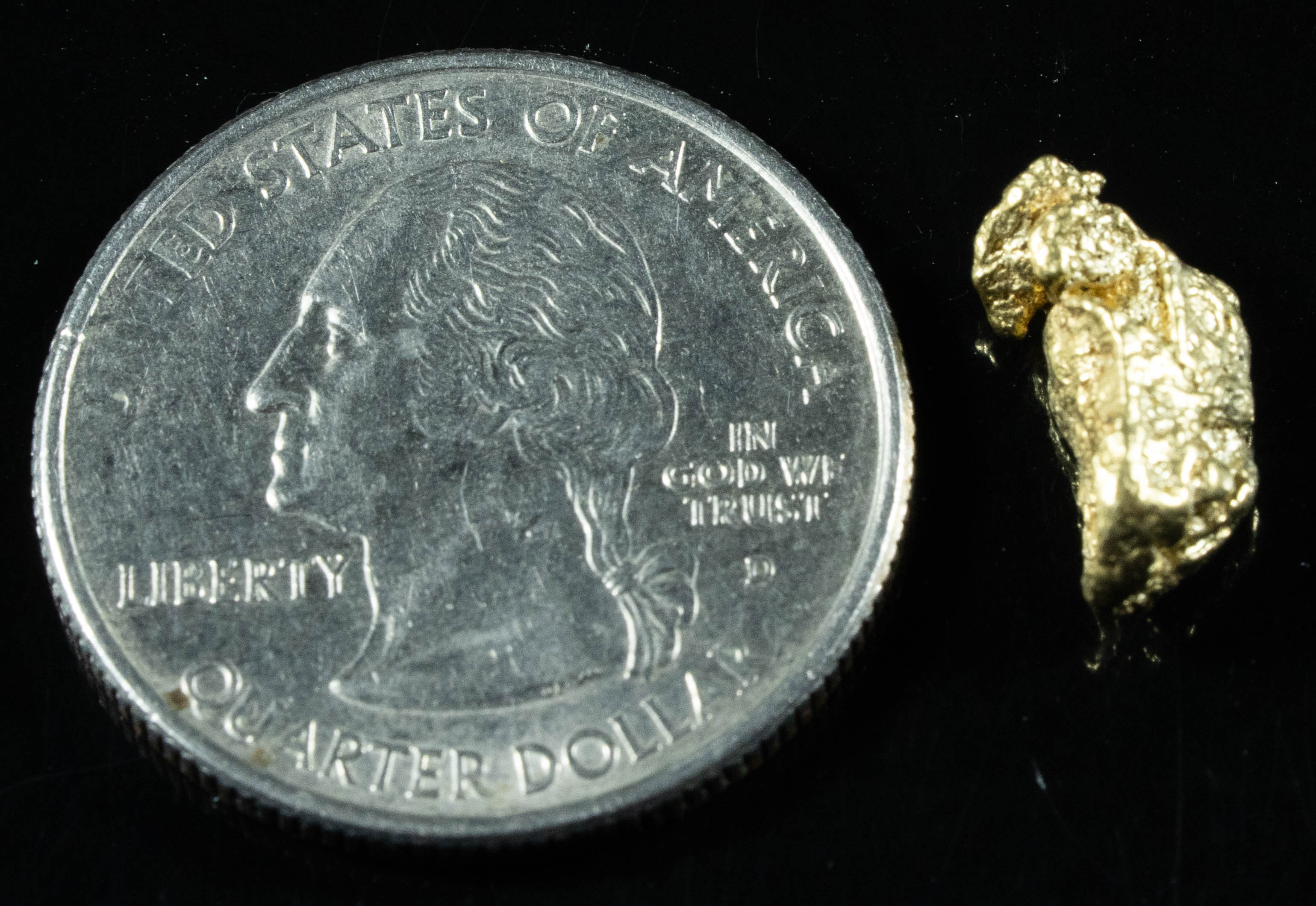 #177 Alaskan BC Natural Gold Nugget 1.68 Grams Genuine