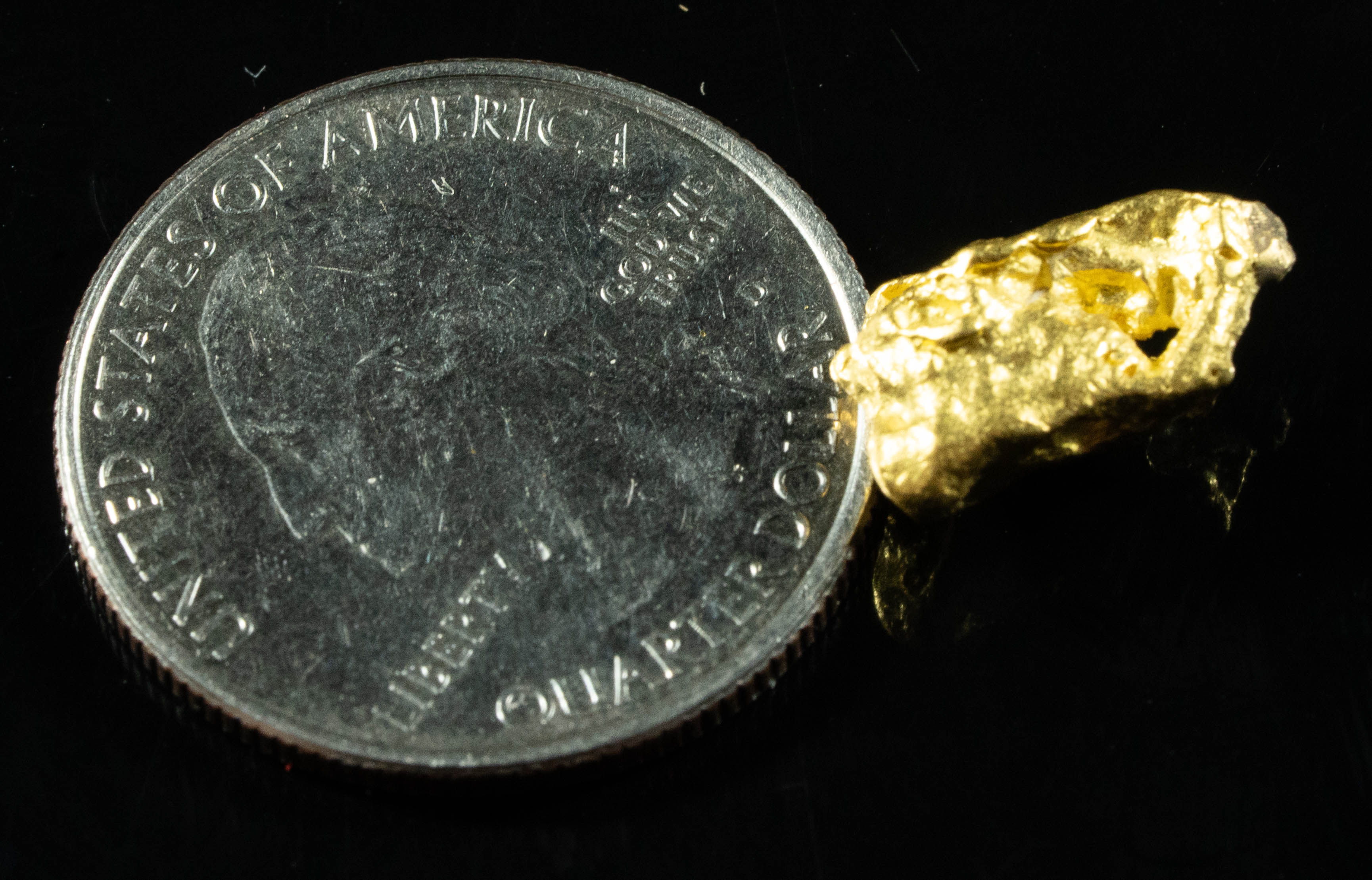 #914 Natural Gold Nugget Australian 3.91 Grams Genuine