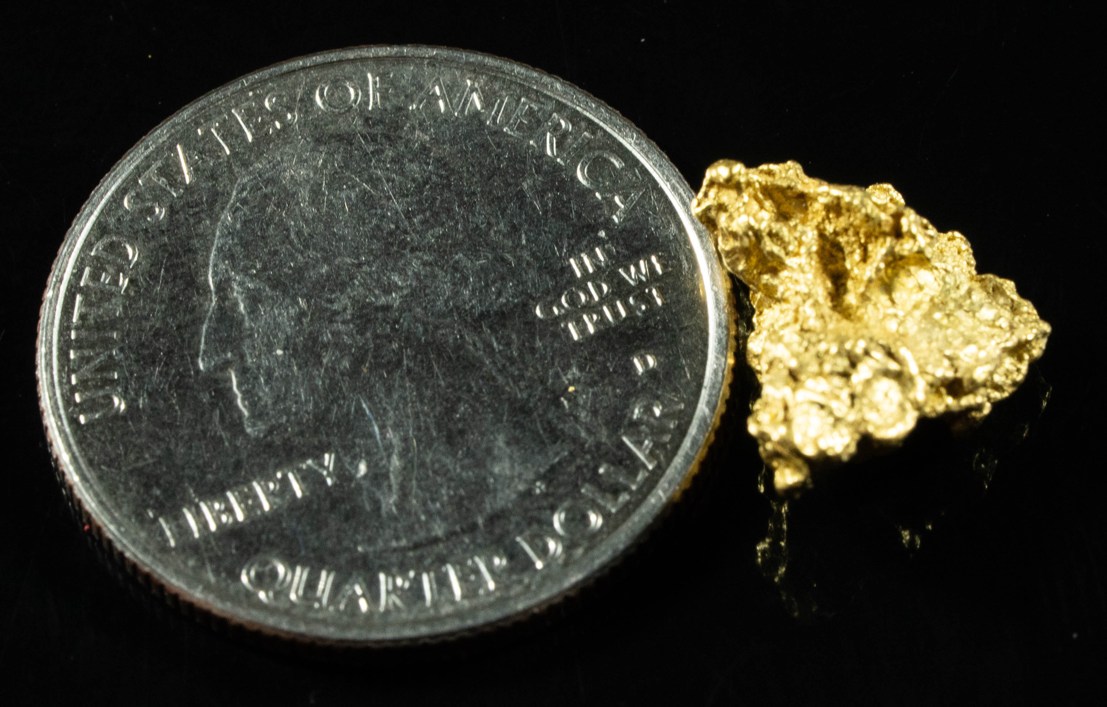 #931 Natural Gold Nugget Australian 3.59 Grams Genuine