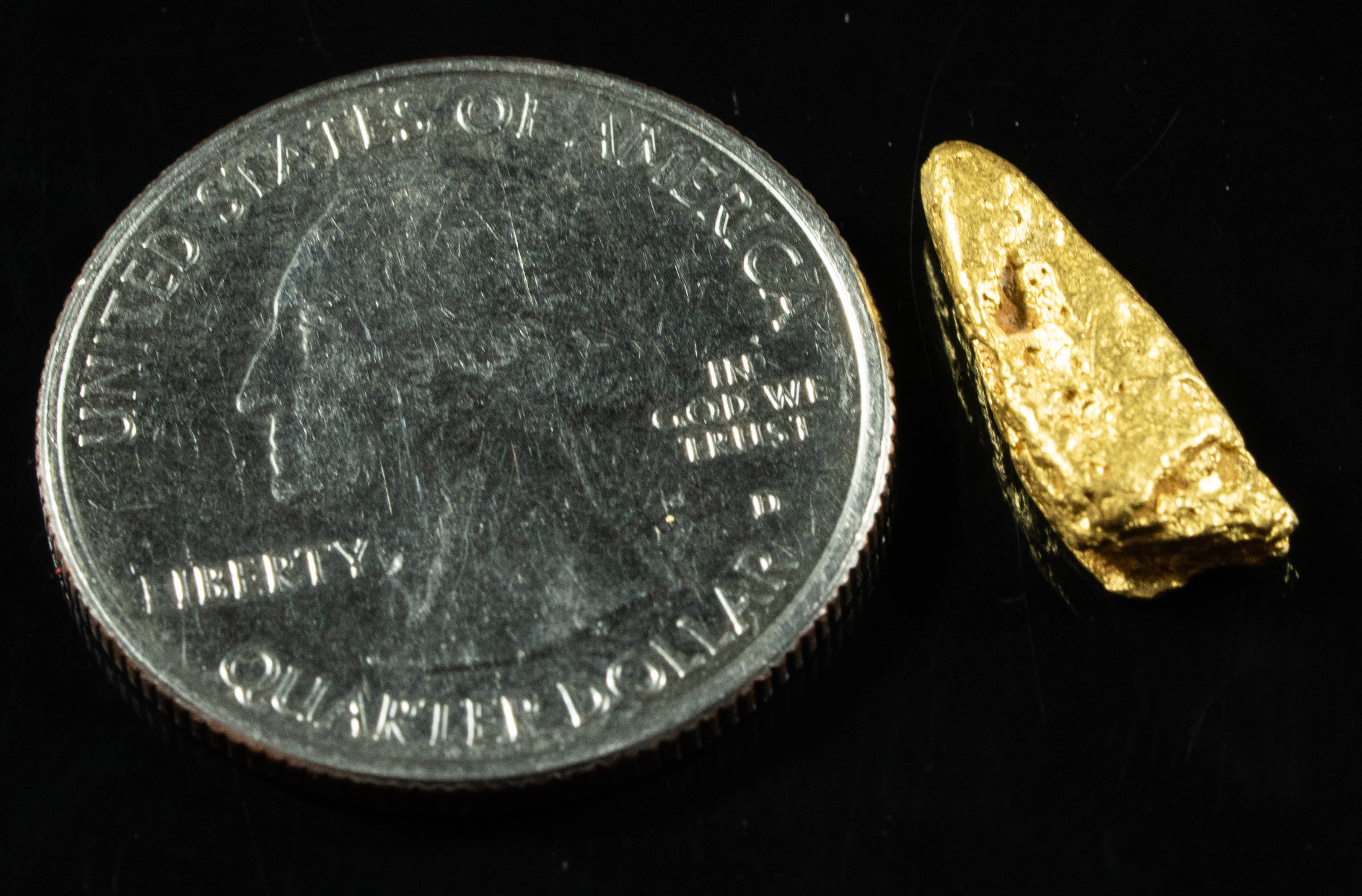 #933 Natural Gold Nugget Australian 2.41 Grams Genuine