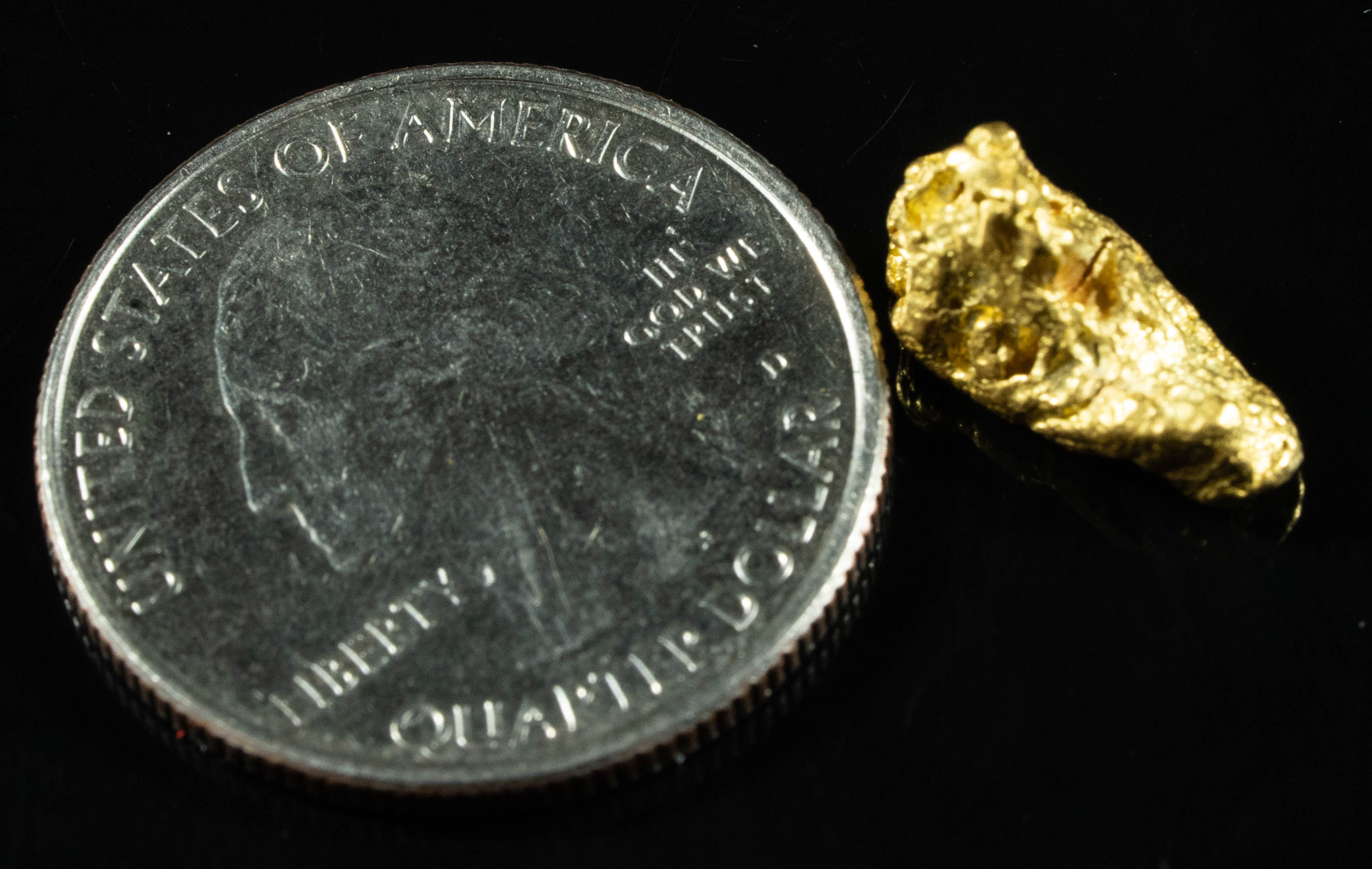 #935 Natural Gold Nugget Australian 3.16 Grams Genuine