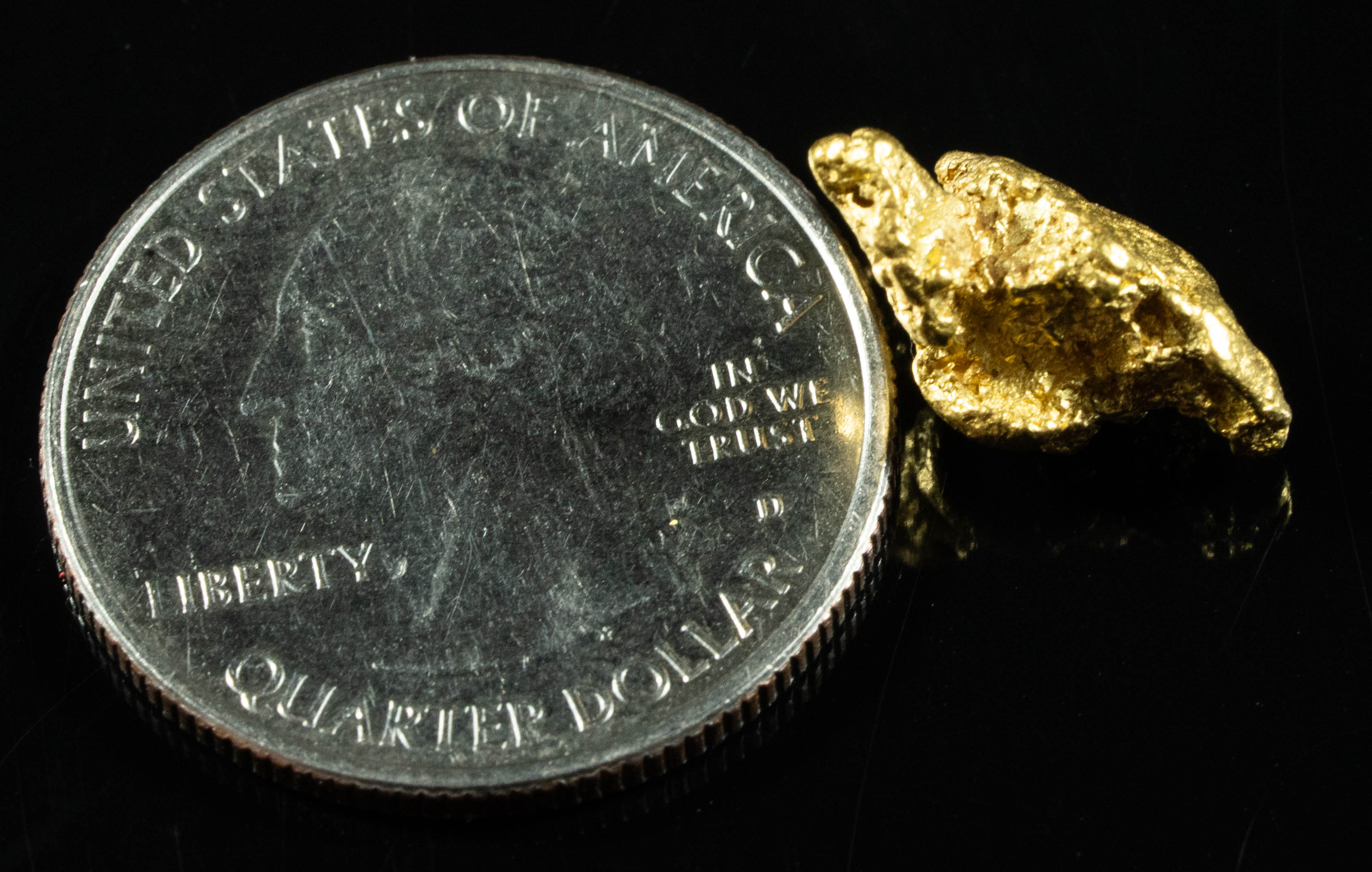 #943 Natural Gold Nugget Australian 4.85 Grams Genuine