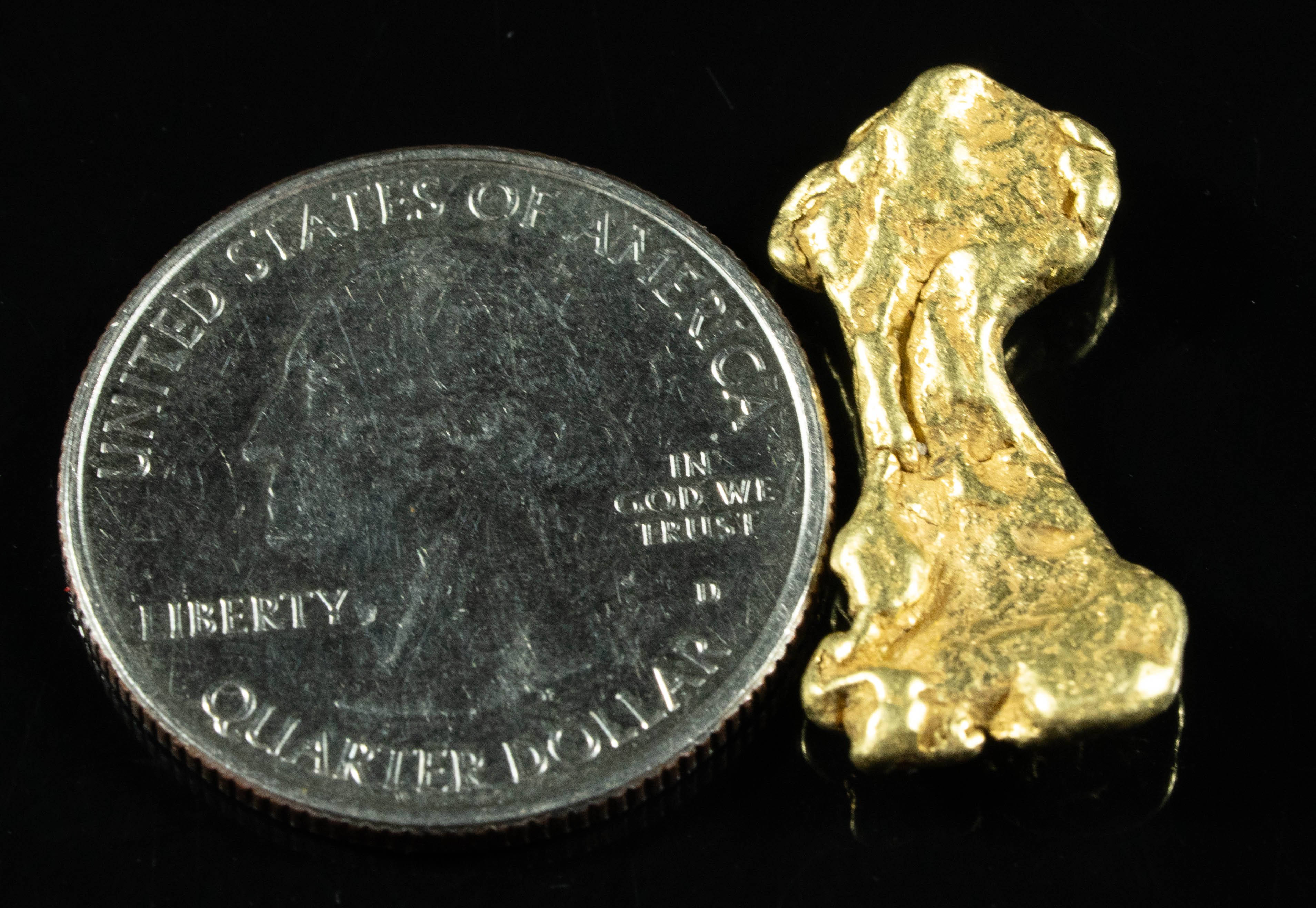 #523 Alaskan BC Natural Gold Nugget 5.02 Grams Genuine