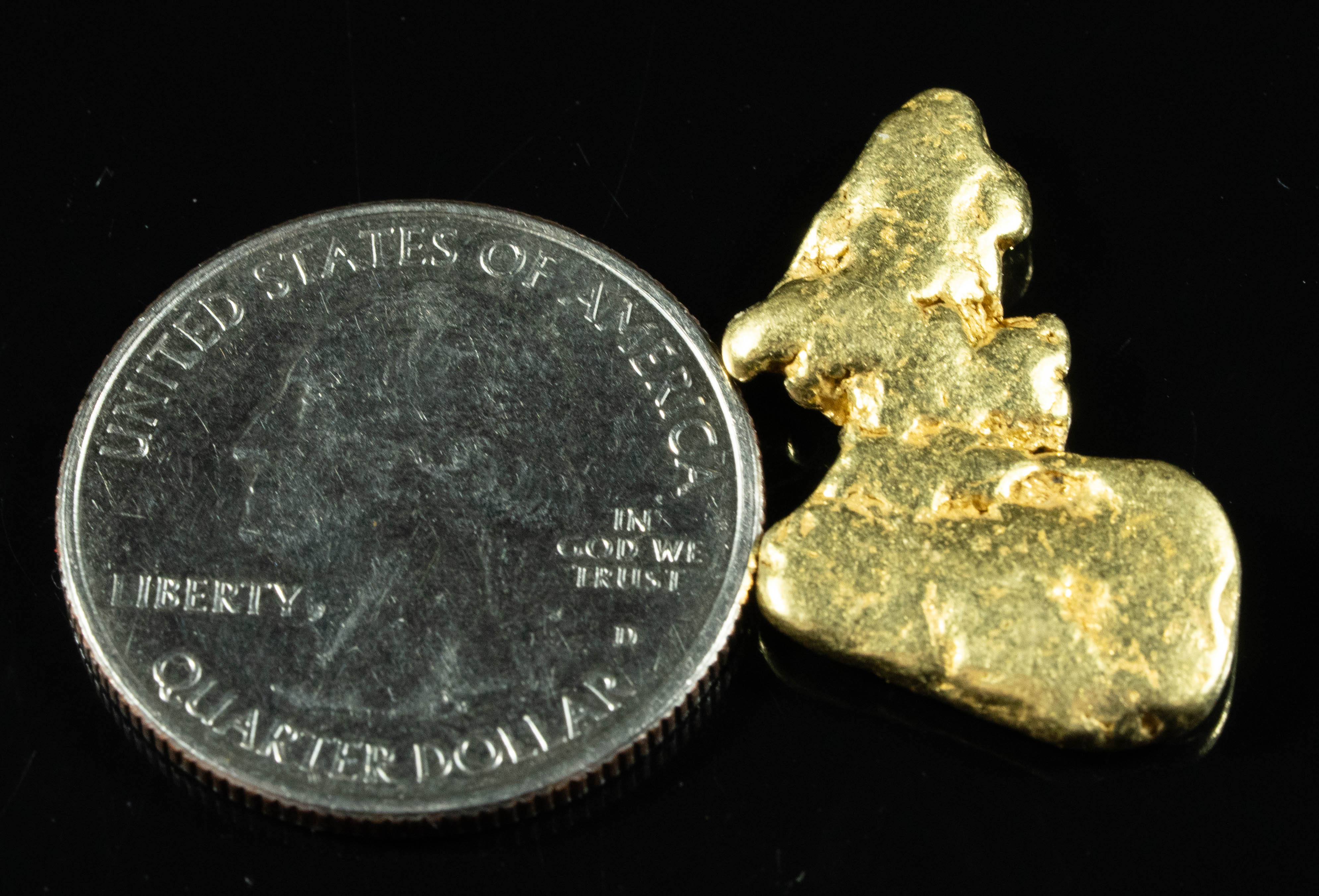 #524 Alaskan BC Natural Gold Nugget 8.09 Grams Genuine