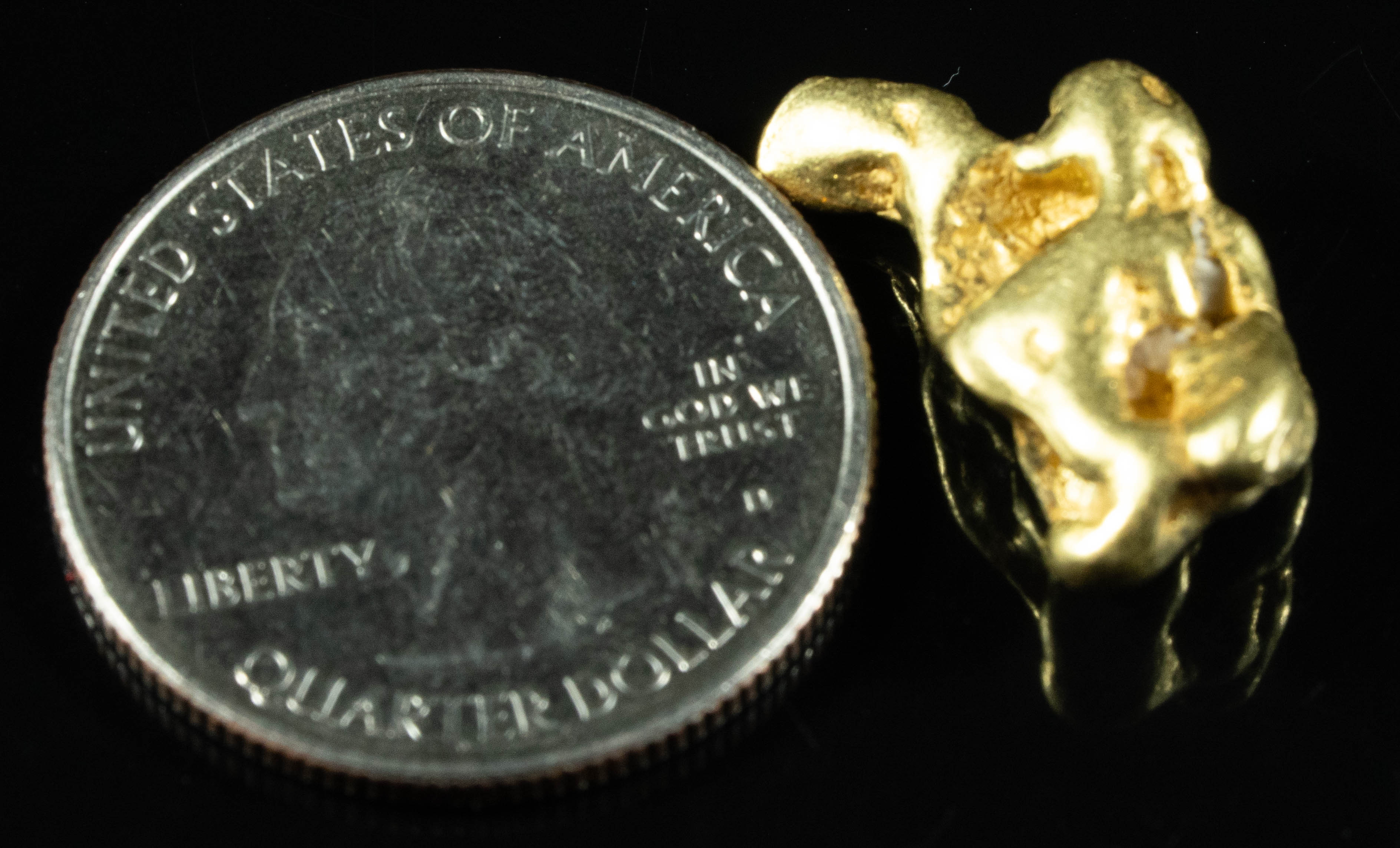 #525 Alaskan BC Natural Gold Nugget 7.18 Grams Genuine