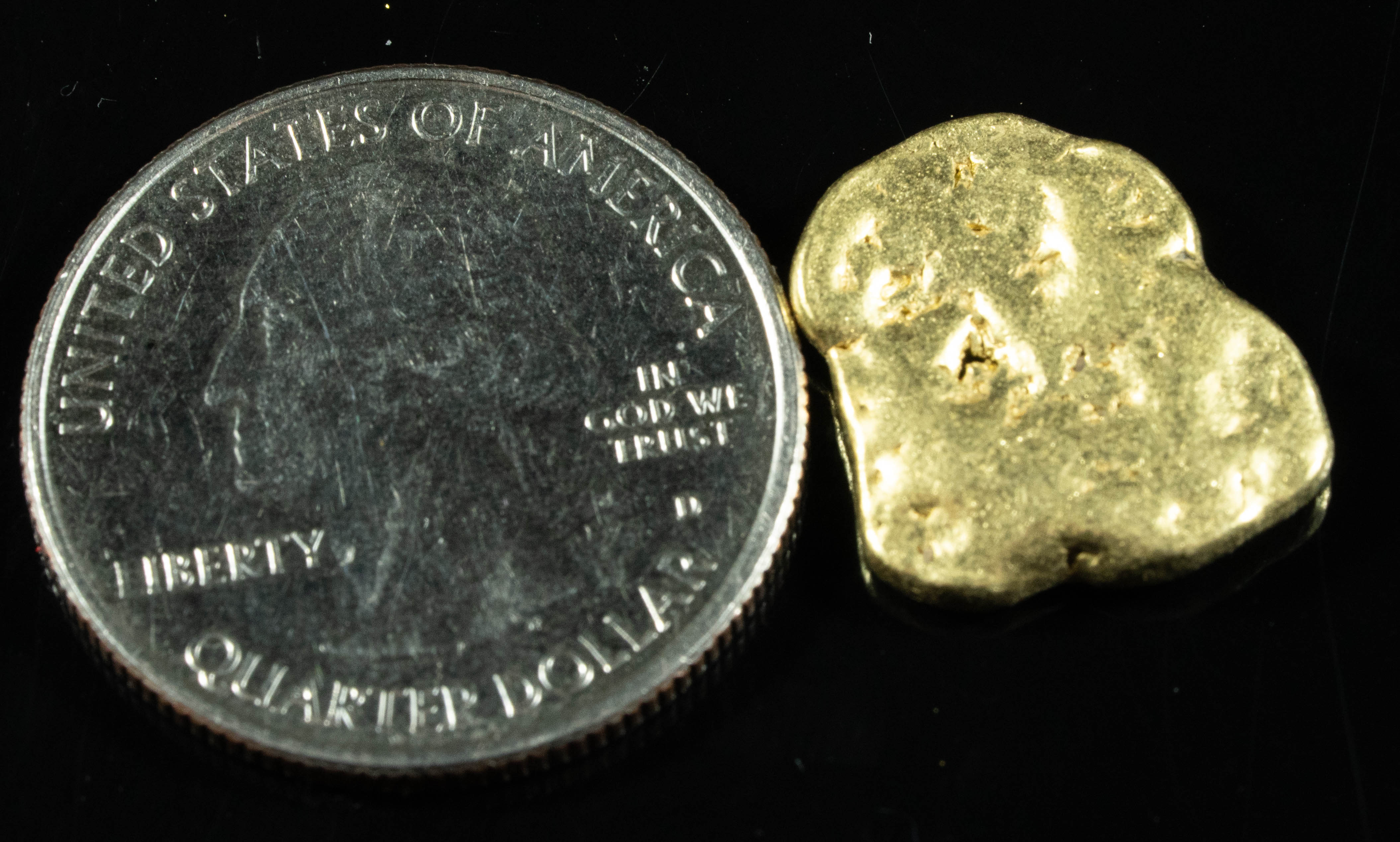 #528 Alaskan BC Natural Gold Nugget 5.09 Grams Genuine
