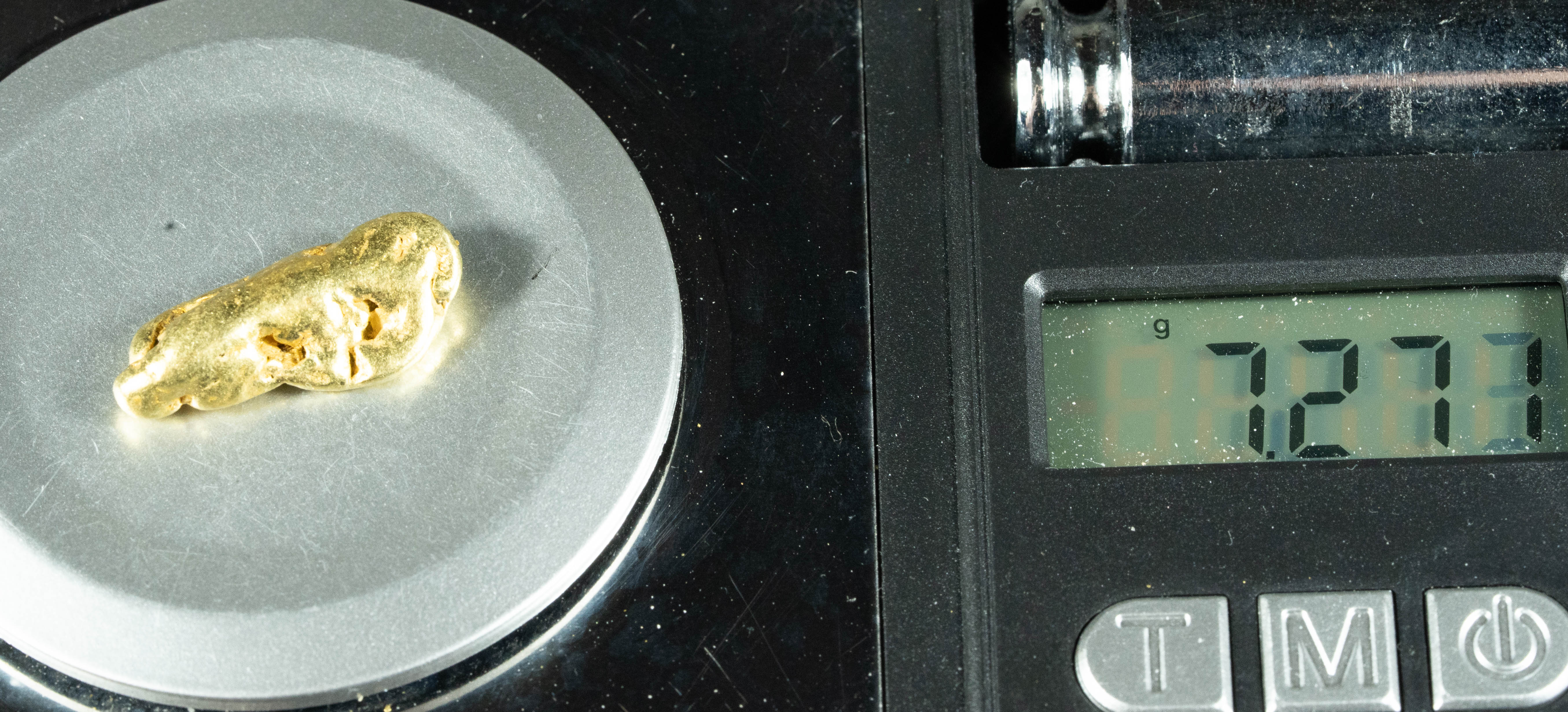 #532 Alaskan BC Natural Gold Nugget 7.27 Grams Genuine