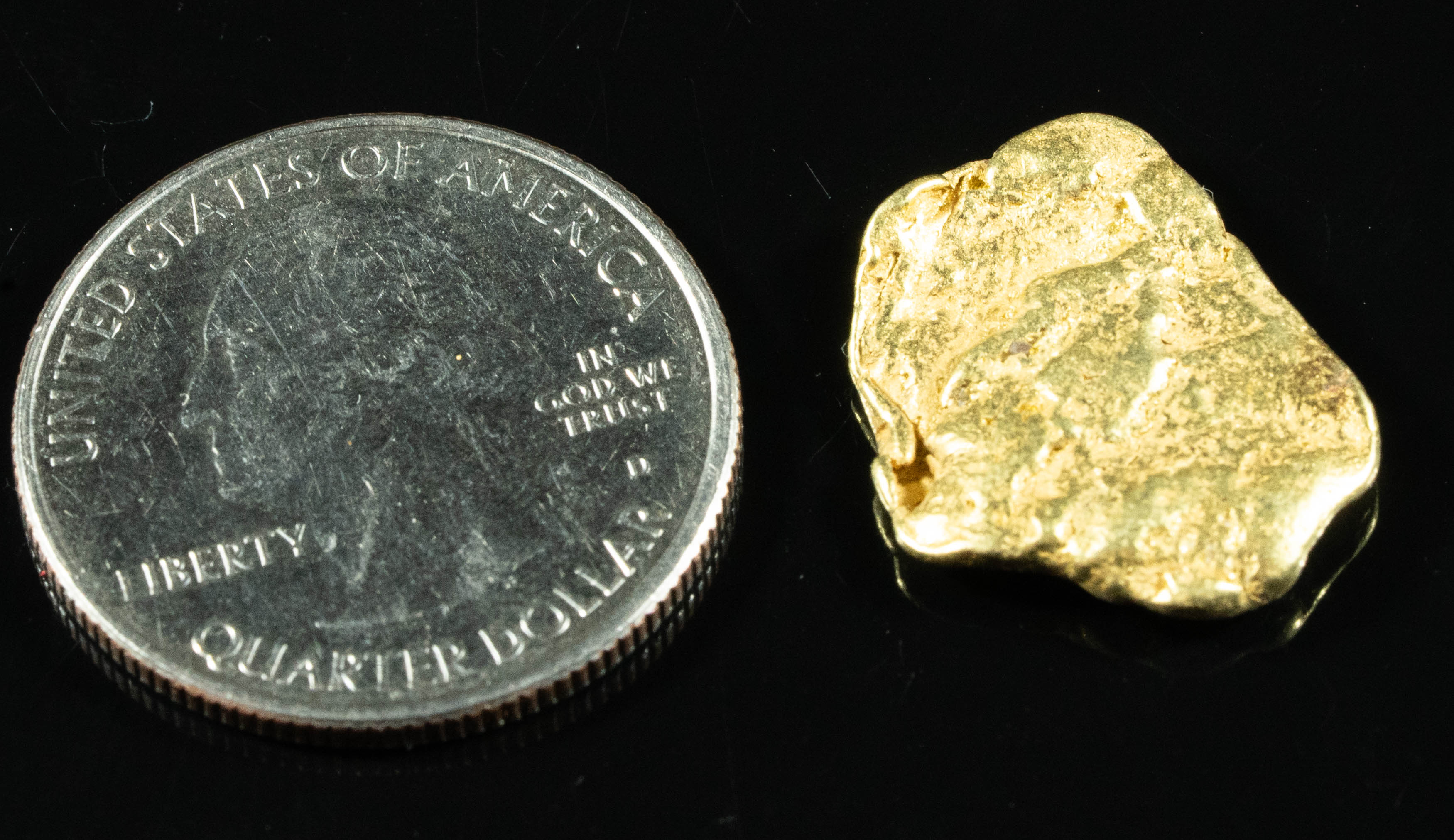 #533 Alaskan BC Natural Gold Nugget 5.19 Grams Genuine