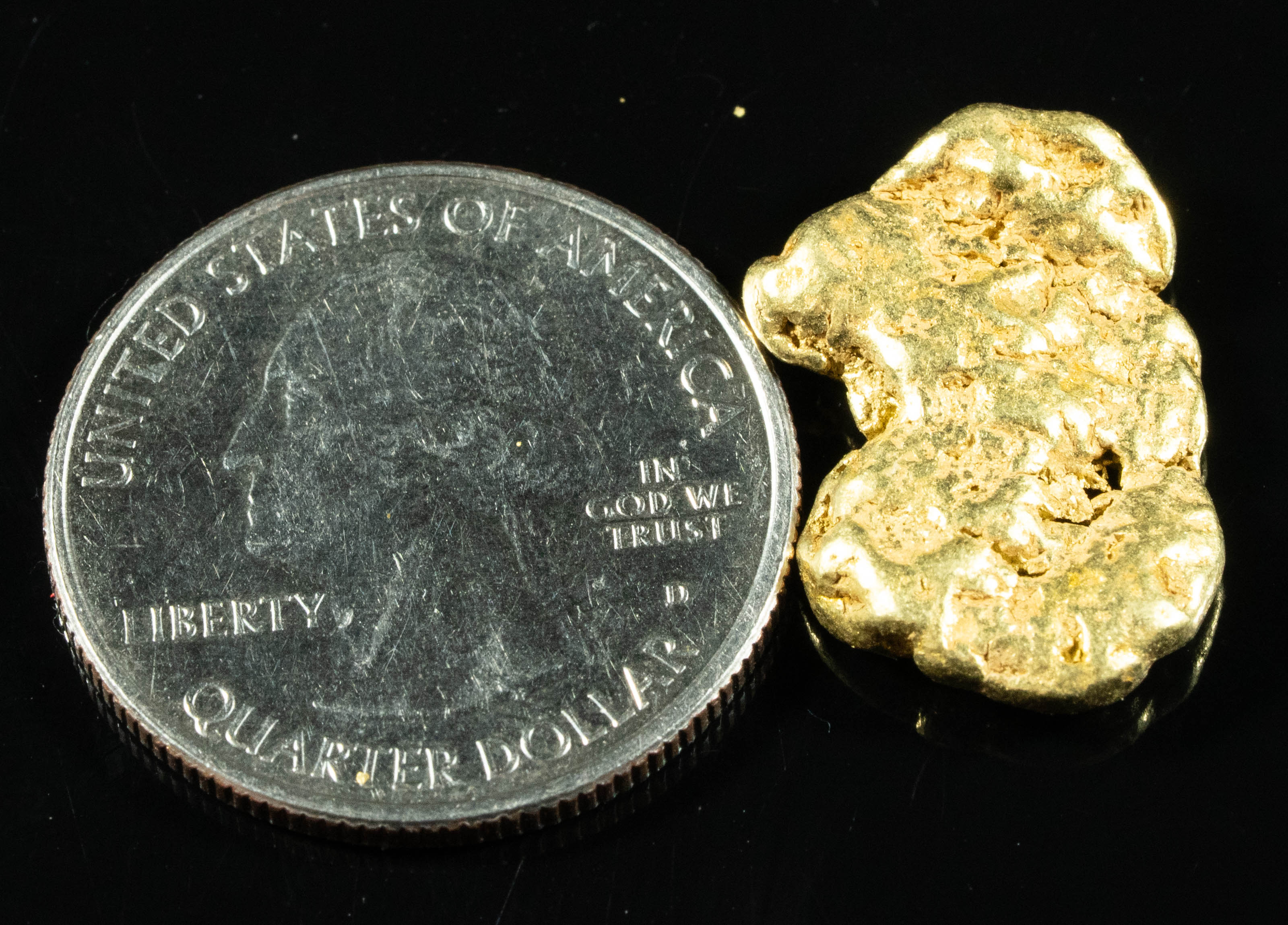 #534 Alaskan BC Natural Gold Nugget 7.05 Grams Genuine